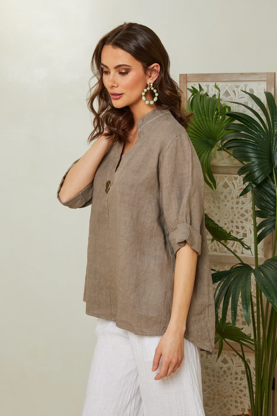 Top - Taupe - Femme - Image 5