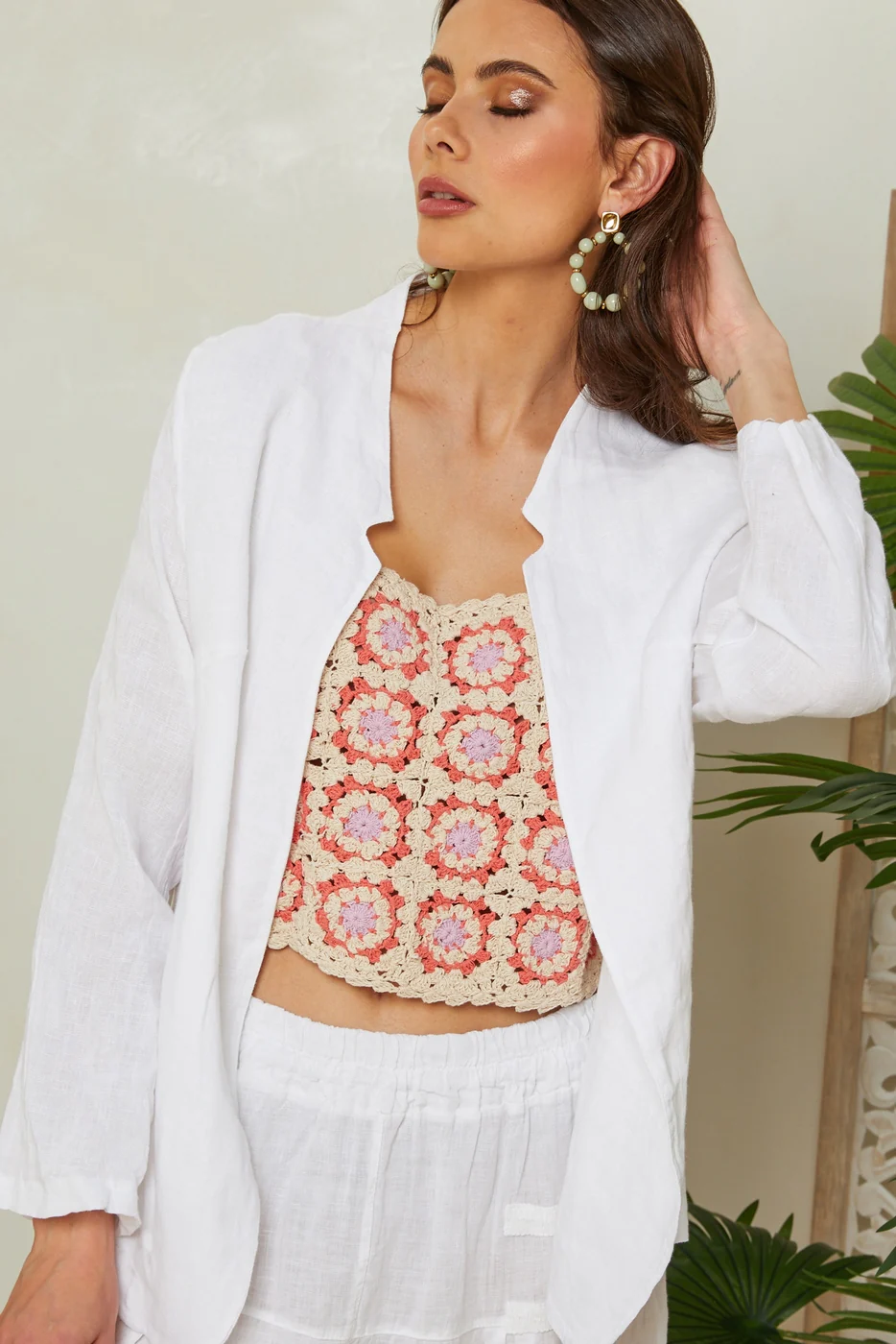 Veste - Blanc - Femme - Image 2