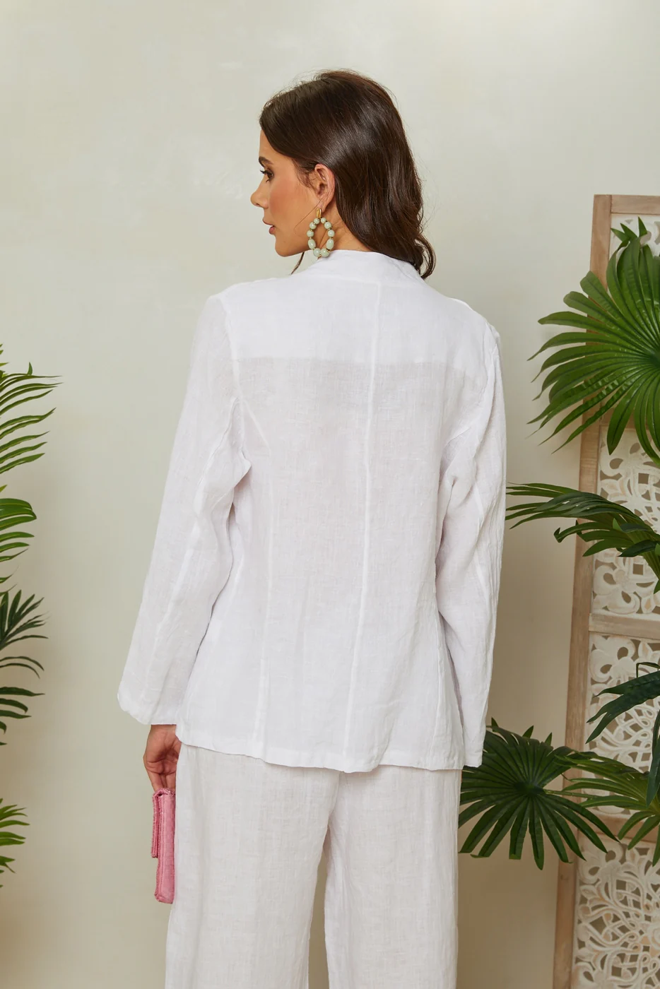 Veste - Blanc - Femme - Image 3