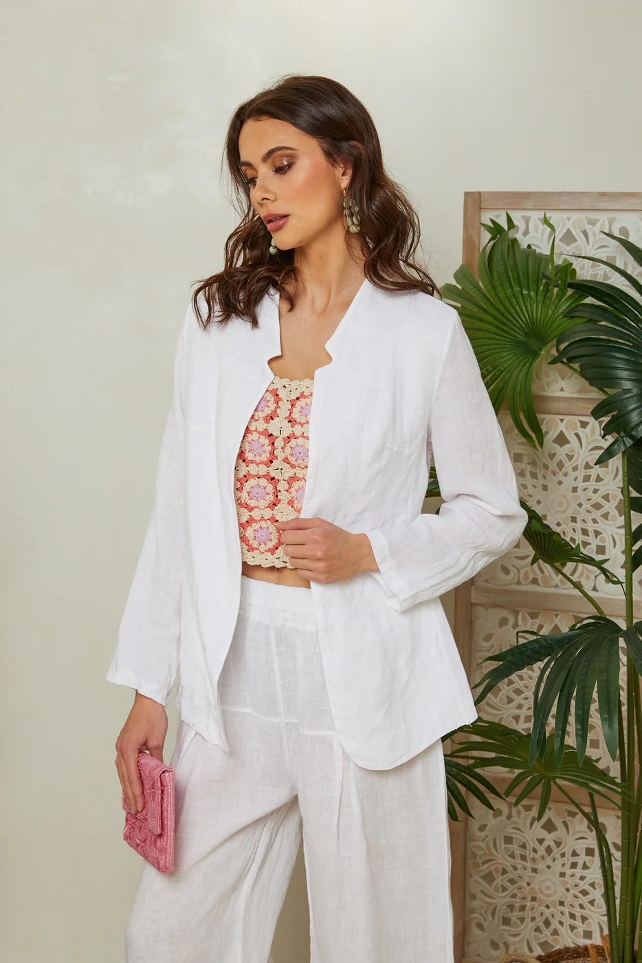 Veste - Blanc - Femme - Image 4