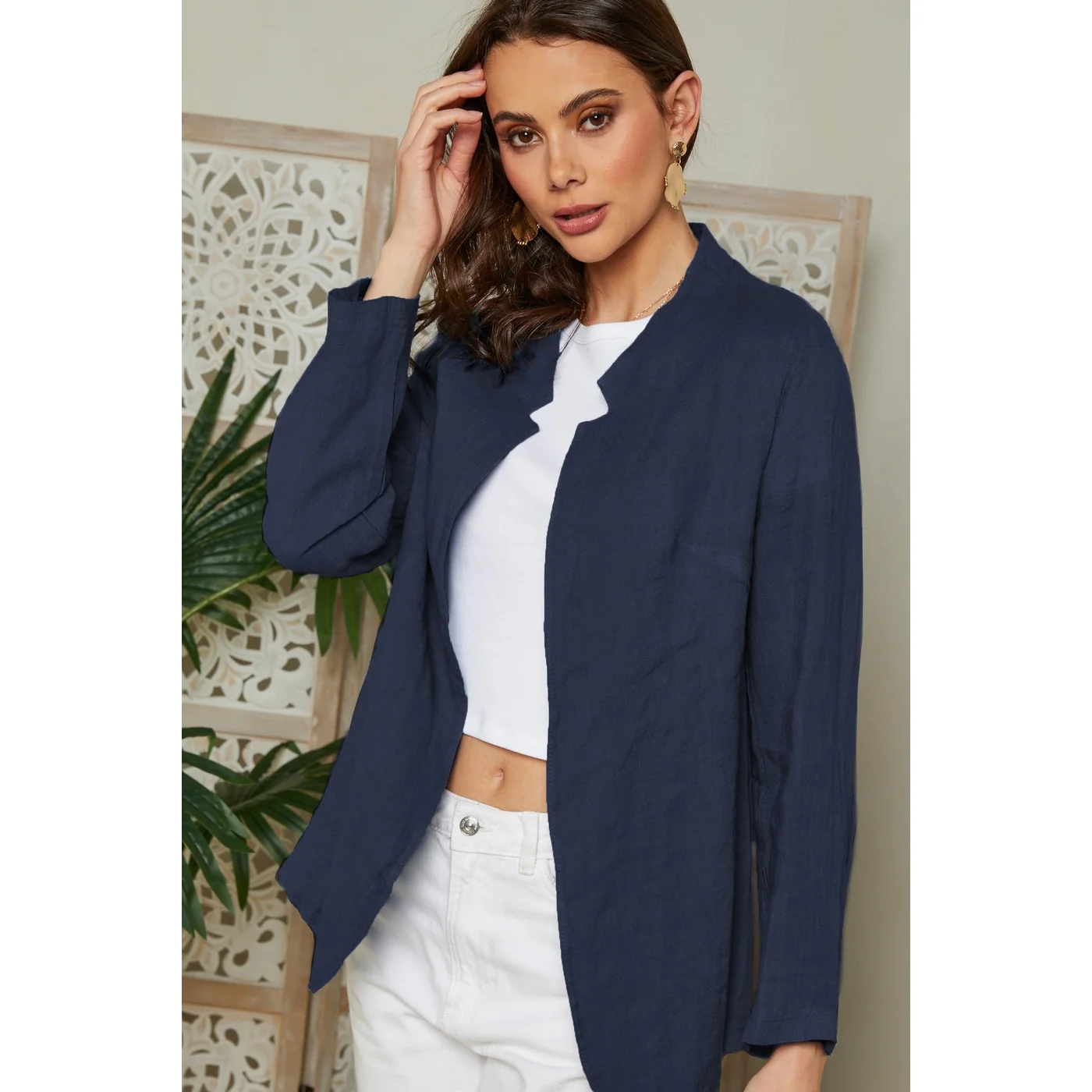 Veste - Marine - Femme - Image 2
