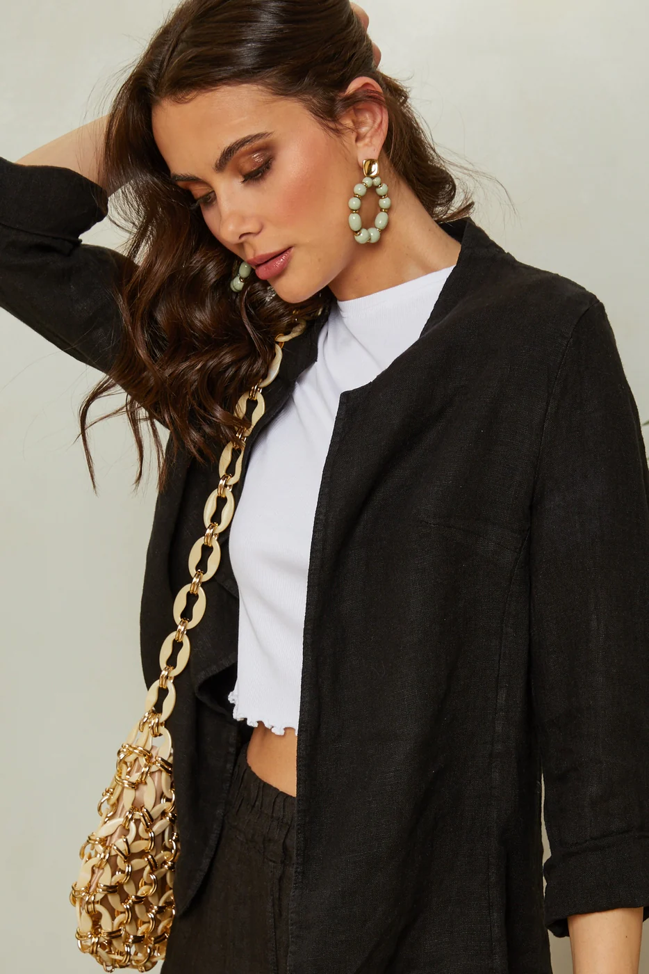 Veste - Noir - Femme - Image 2