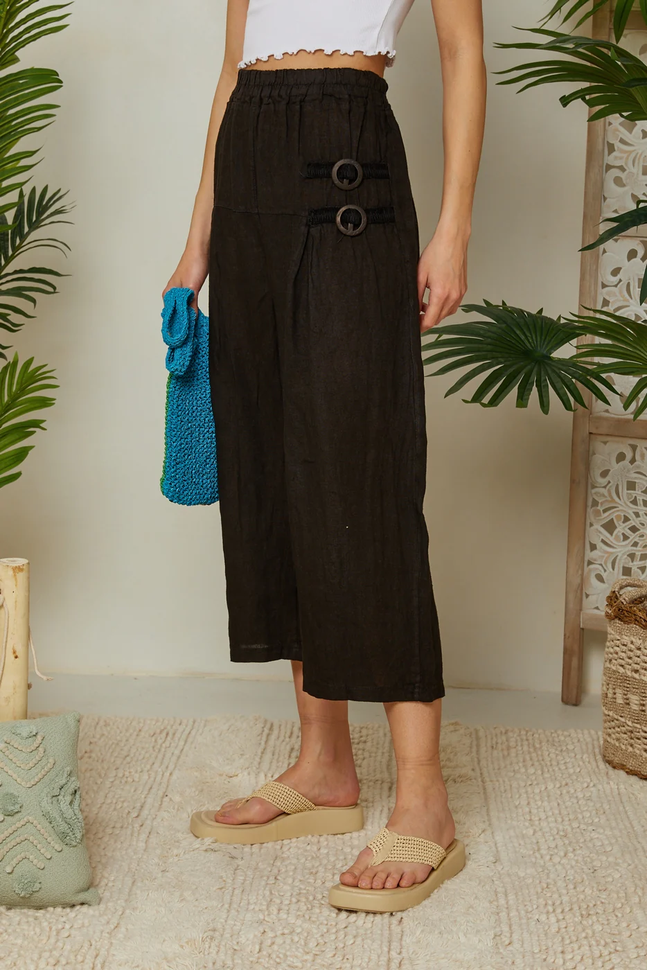 Pantalon - Noir - Femme - Image 4