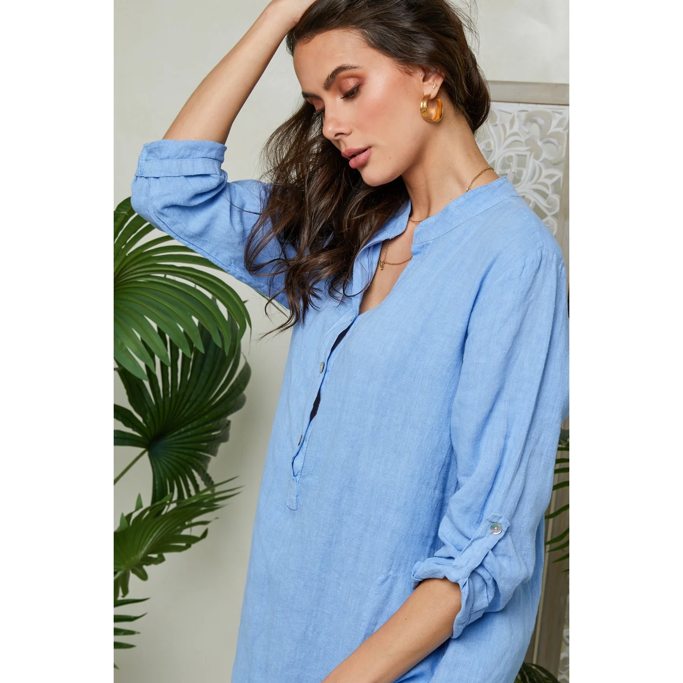 Robe - Indigo - Femme - Image 2