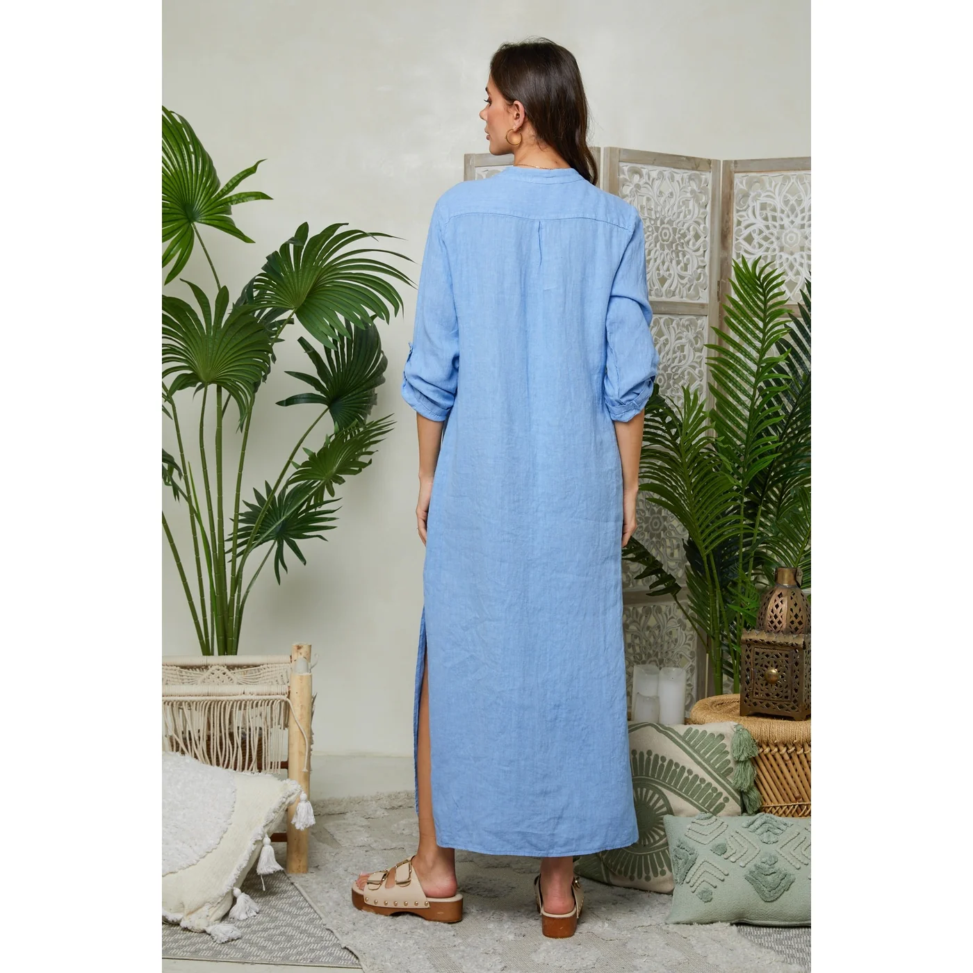 Robe - Indigo - Femme - Image 3