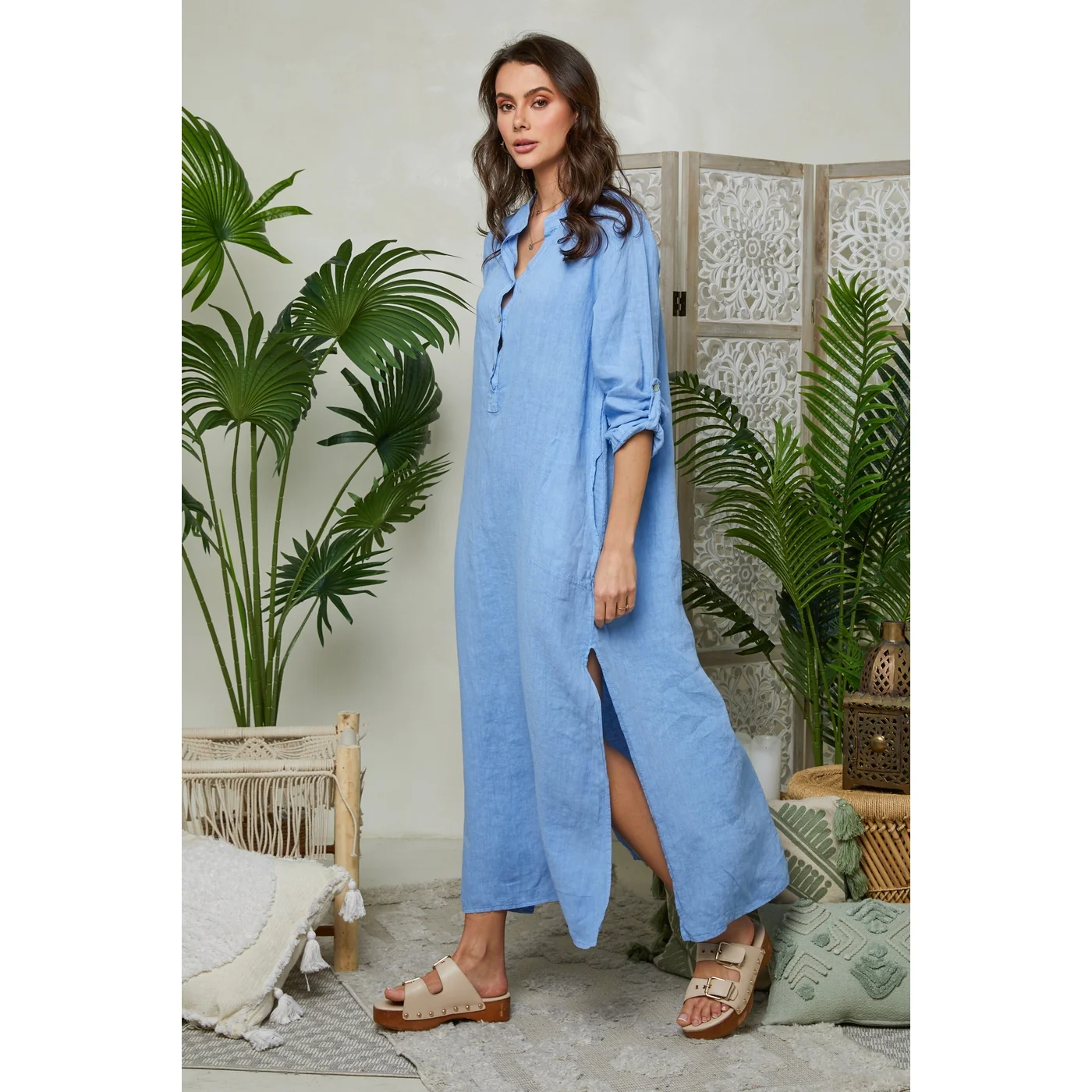 Robe - Indigo - Femme - Image 4