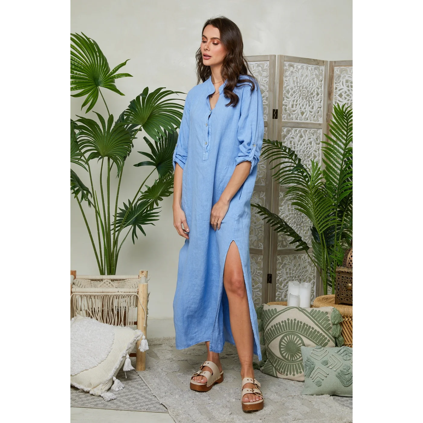 Robe - Indigo - Femme - Image 5