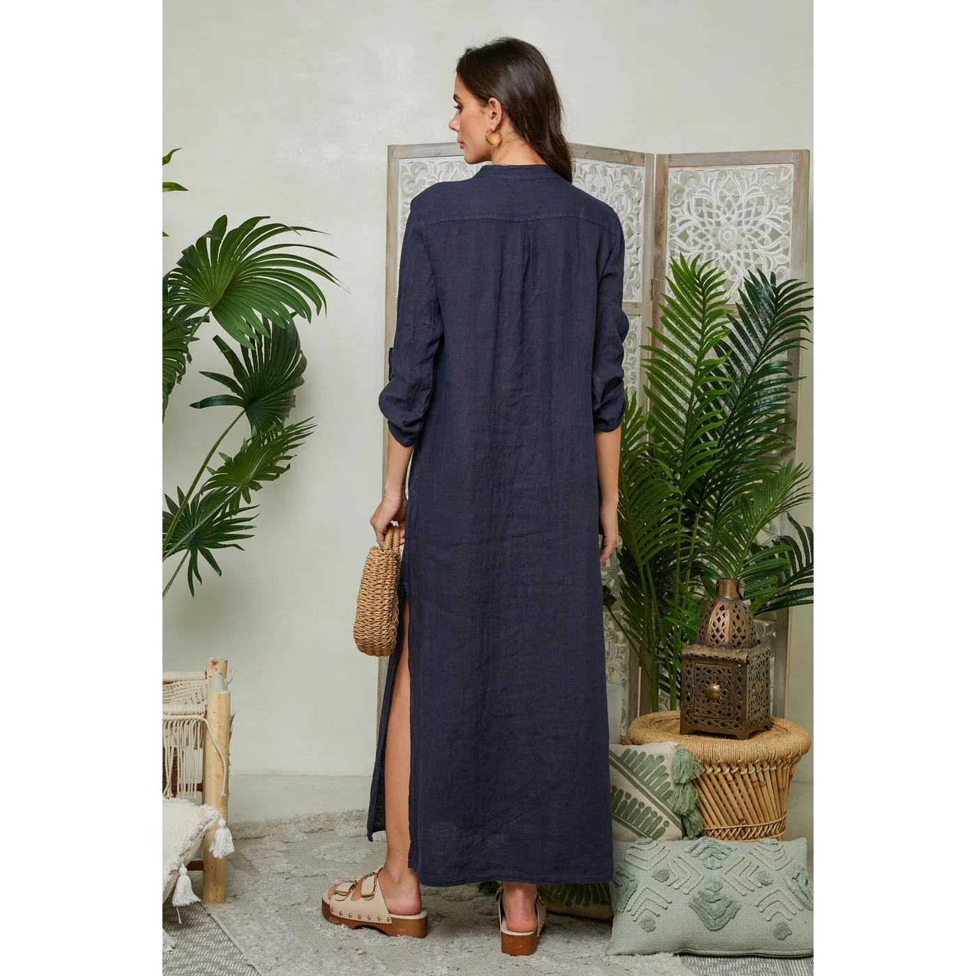 Robe - Marine - Femme - Image 3