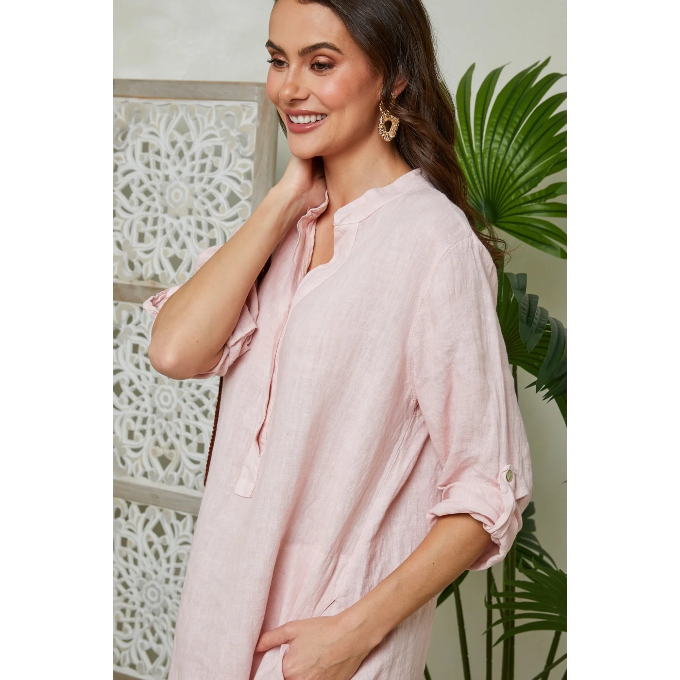 Robe - Rose - Femme - Image 2