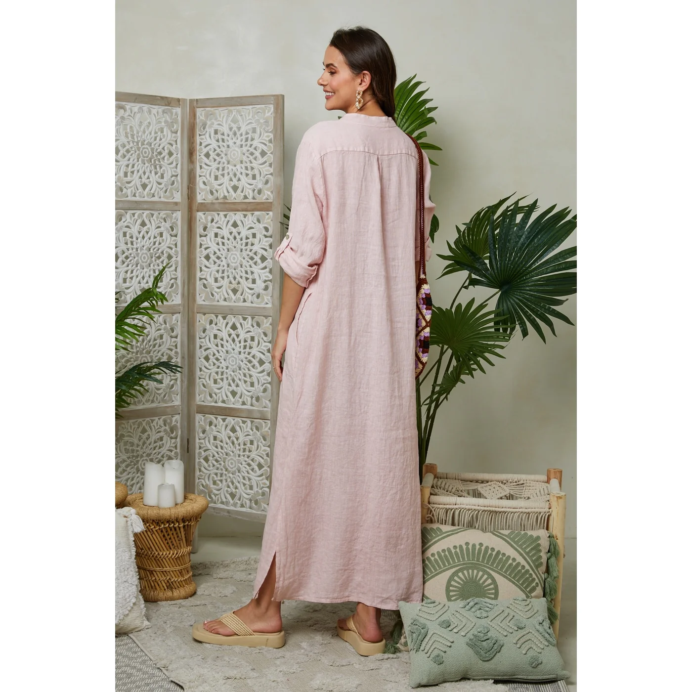 Robe - Rose - Femme - Image 3