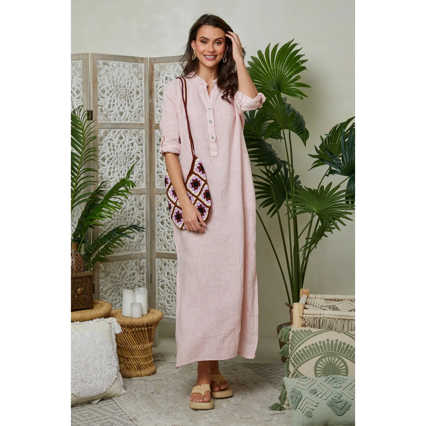 Robe - Rose - Femme - Image 5