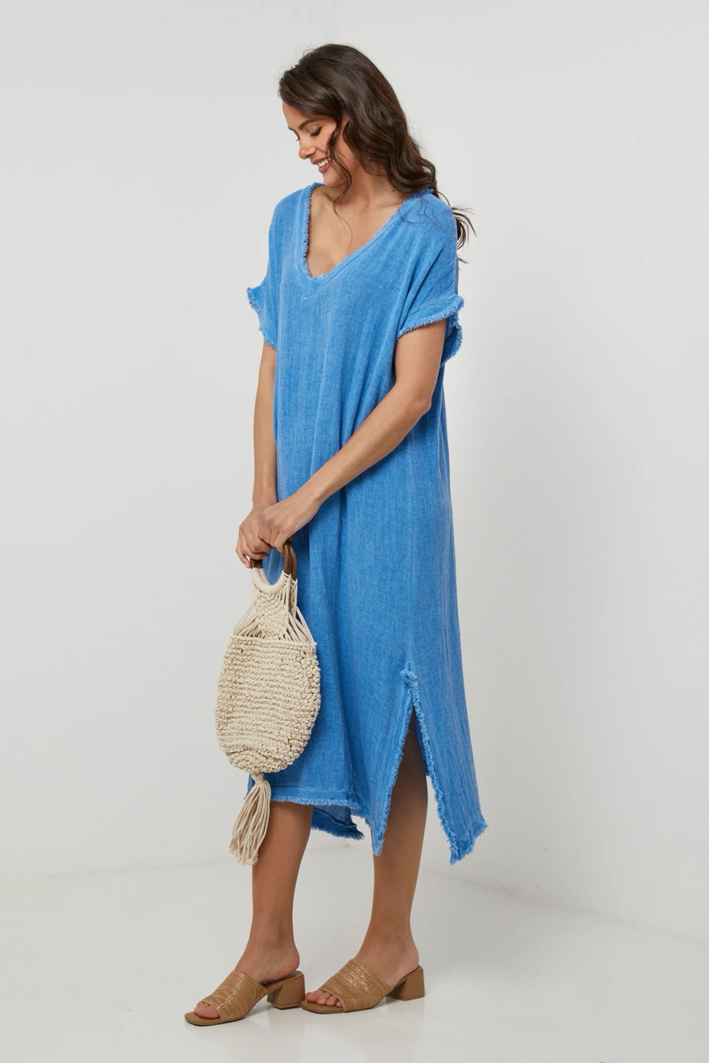 Robe - Indigo - Femme - Image 3