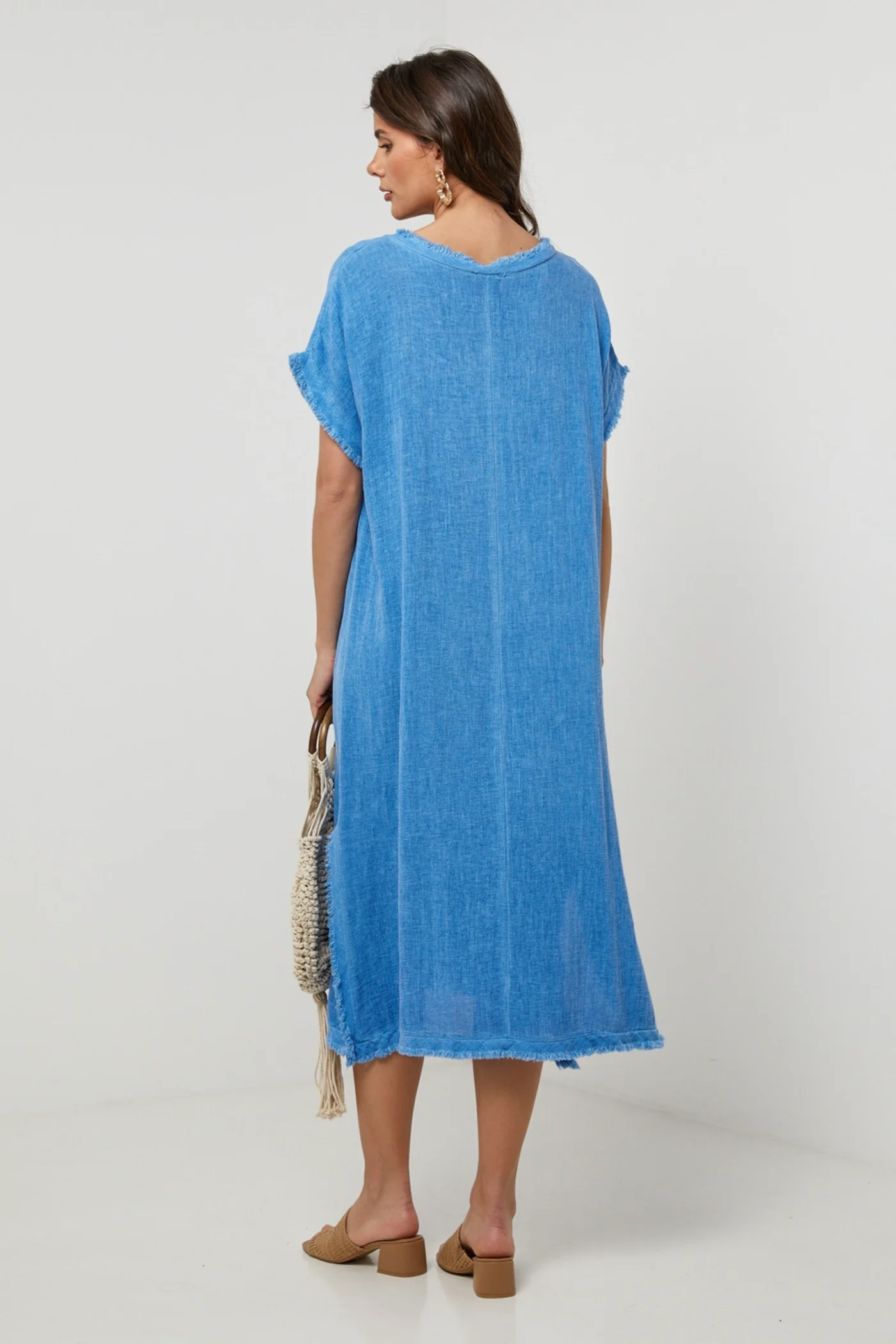 Robe - Indigo - Femme - Image 4