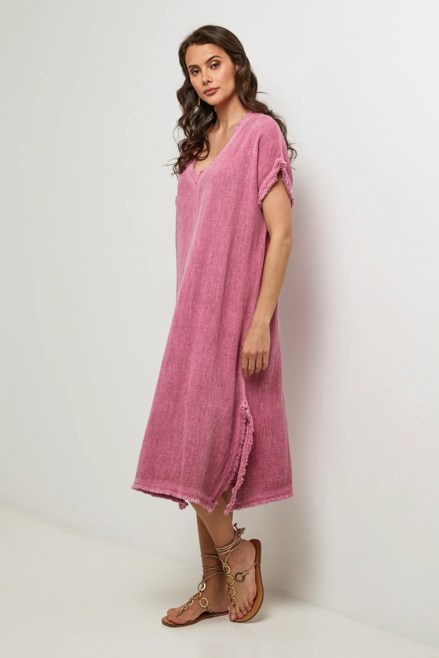 Robe - Rose - Femme - Image 2