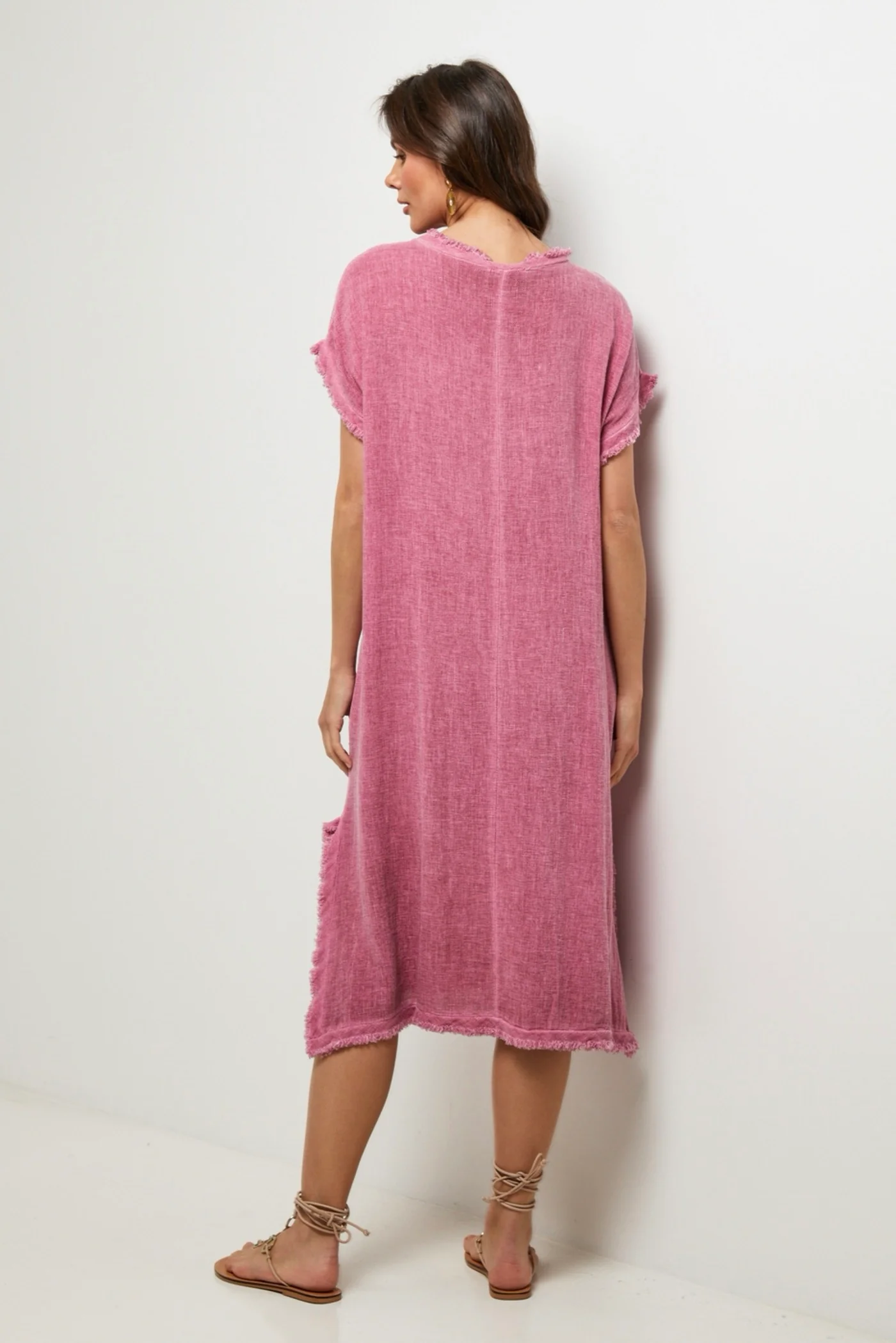 Robe - Rose - Femme - Image 4