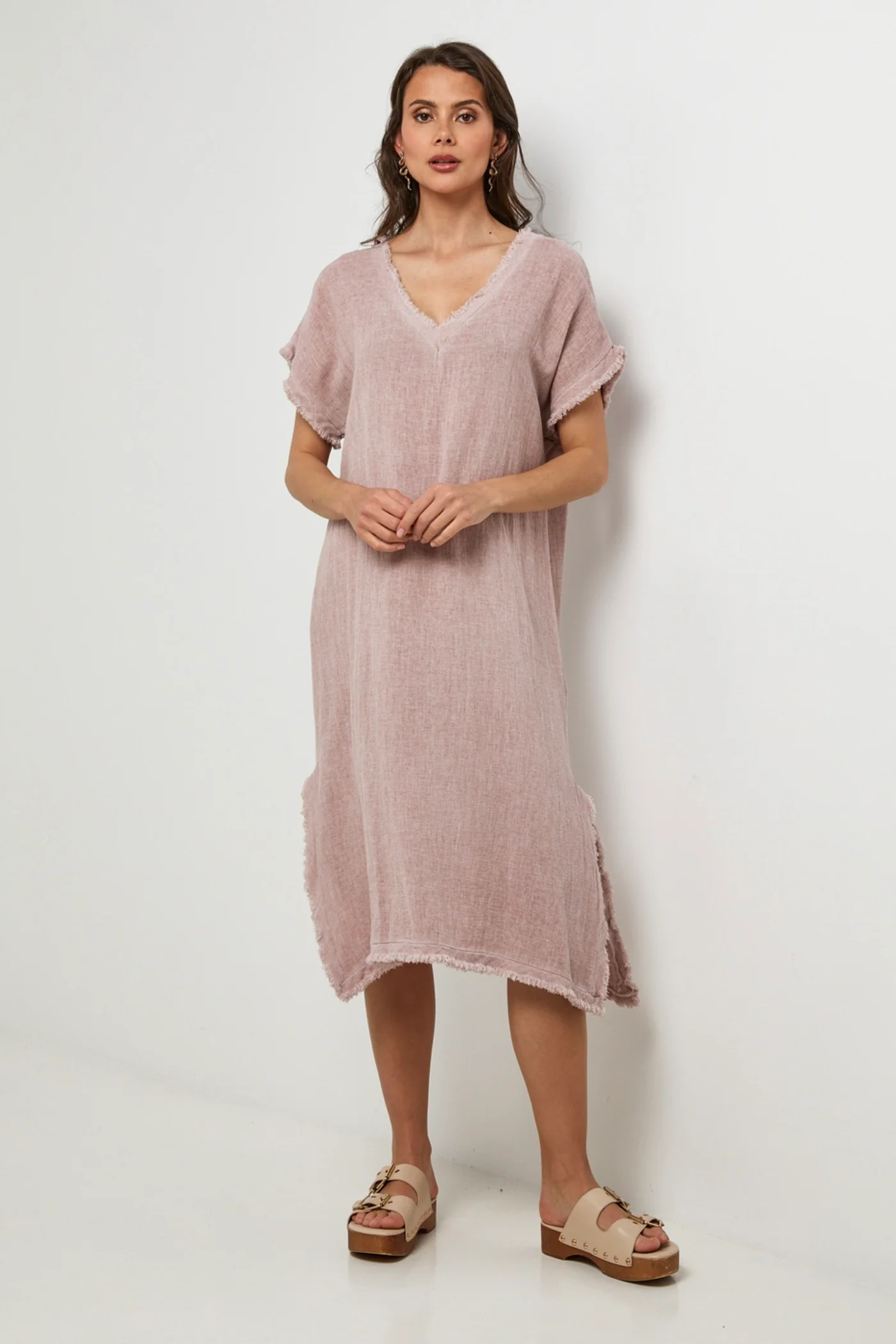 Robe - Rose Pale - Femme - Image 2