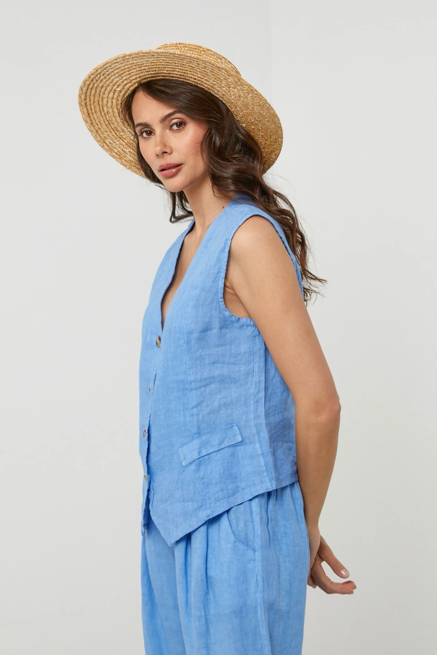 Gilet - Indigo - Femme - Image 3