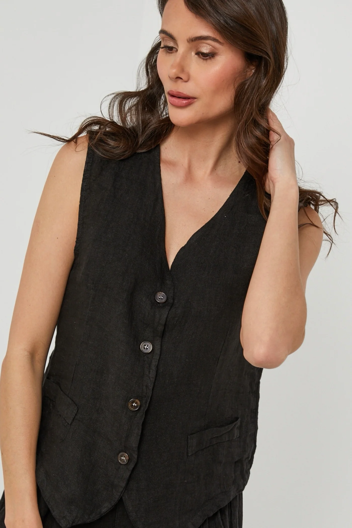 Gilet - Noir - Femme - Image 2
