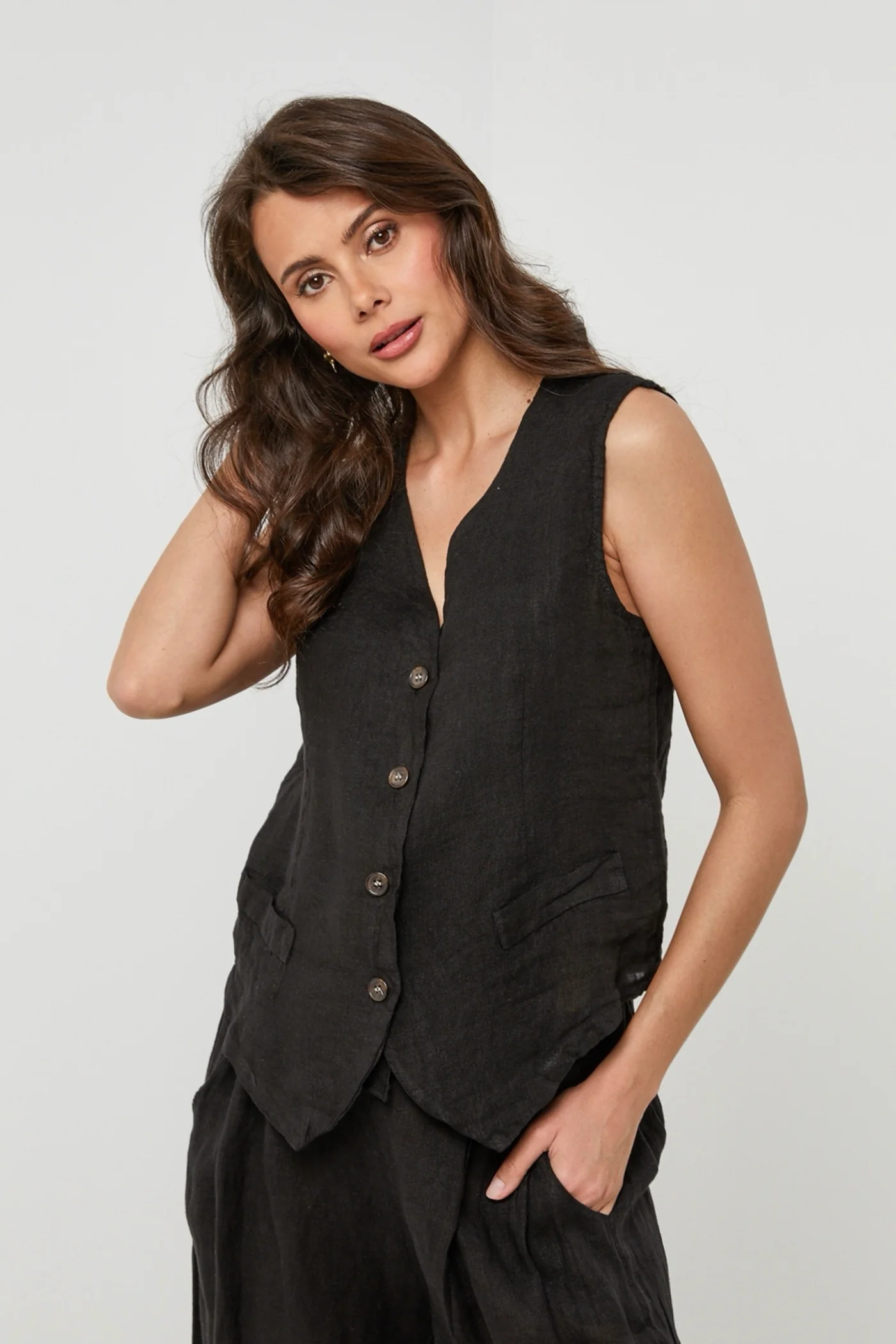 Gilet - Noir - Femme - Image 5
