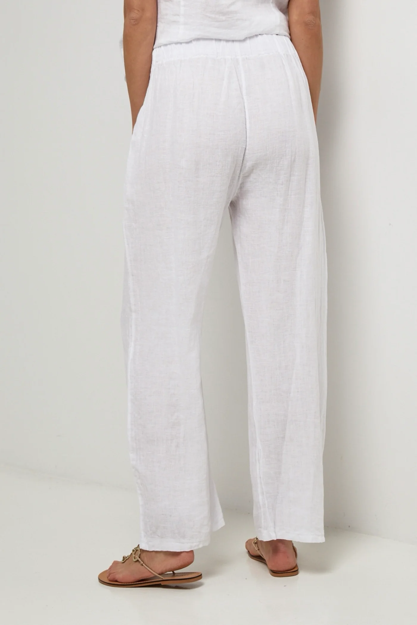 Pantalon - Blanc - Femme - Image 3