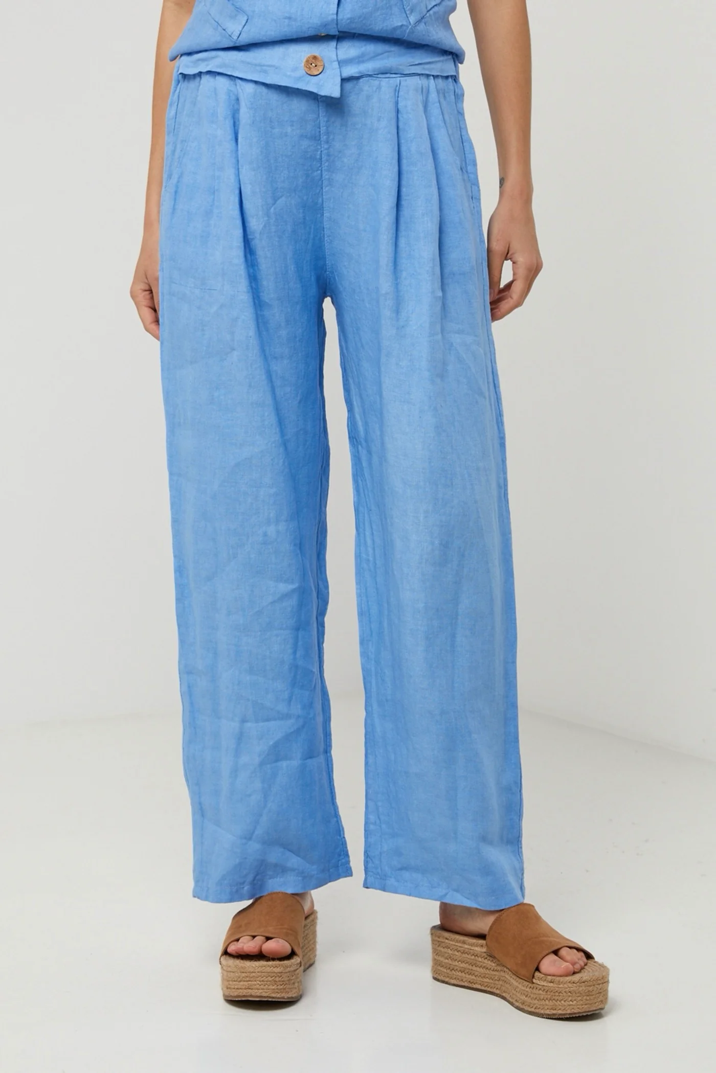 Pantalon - Indigo - Femme - Image 2