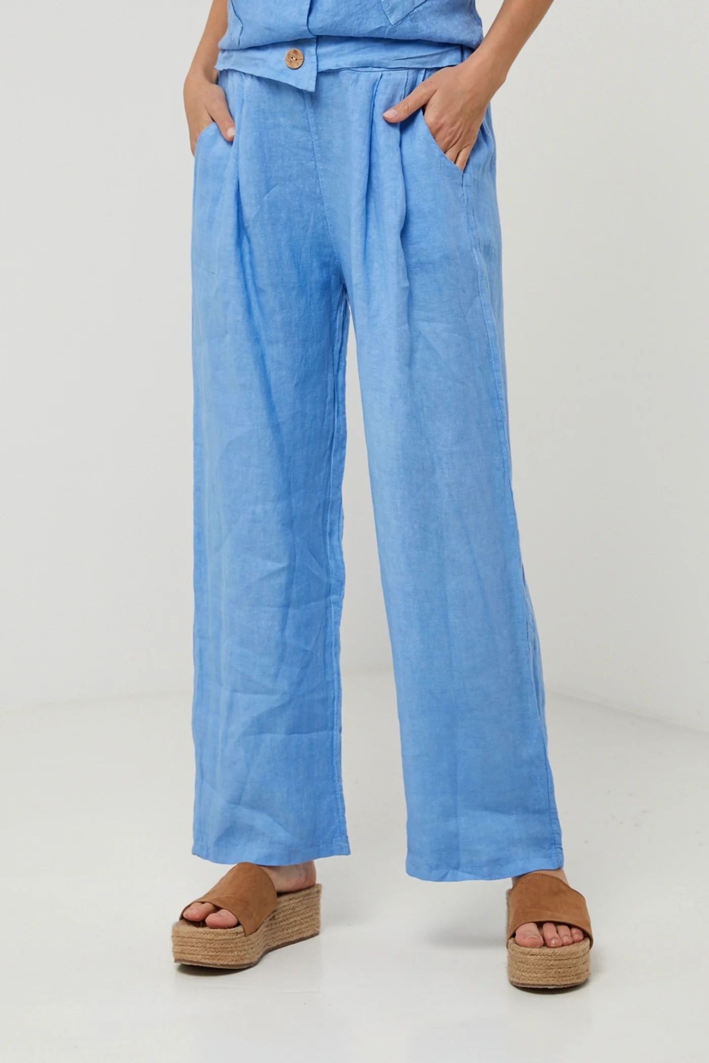 Pantalon - Indigo - Femme - Image 3