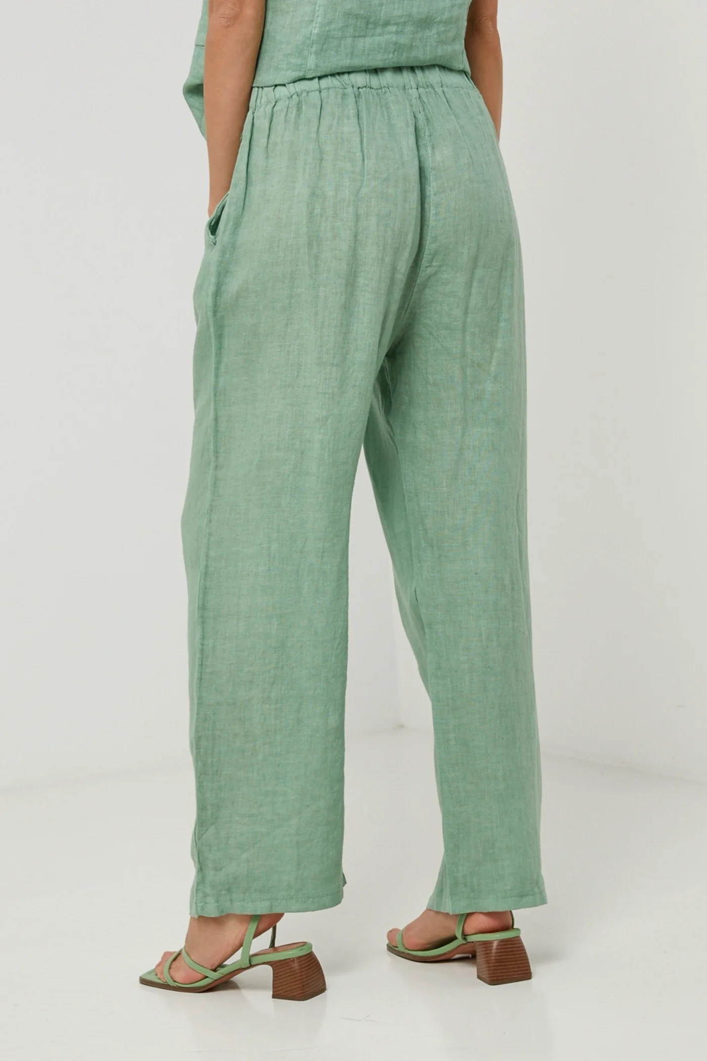 Pantalon - Vert - Femme - Image 3