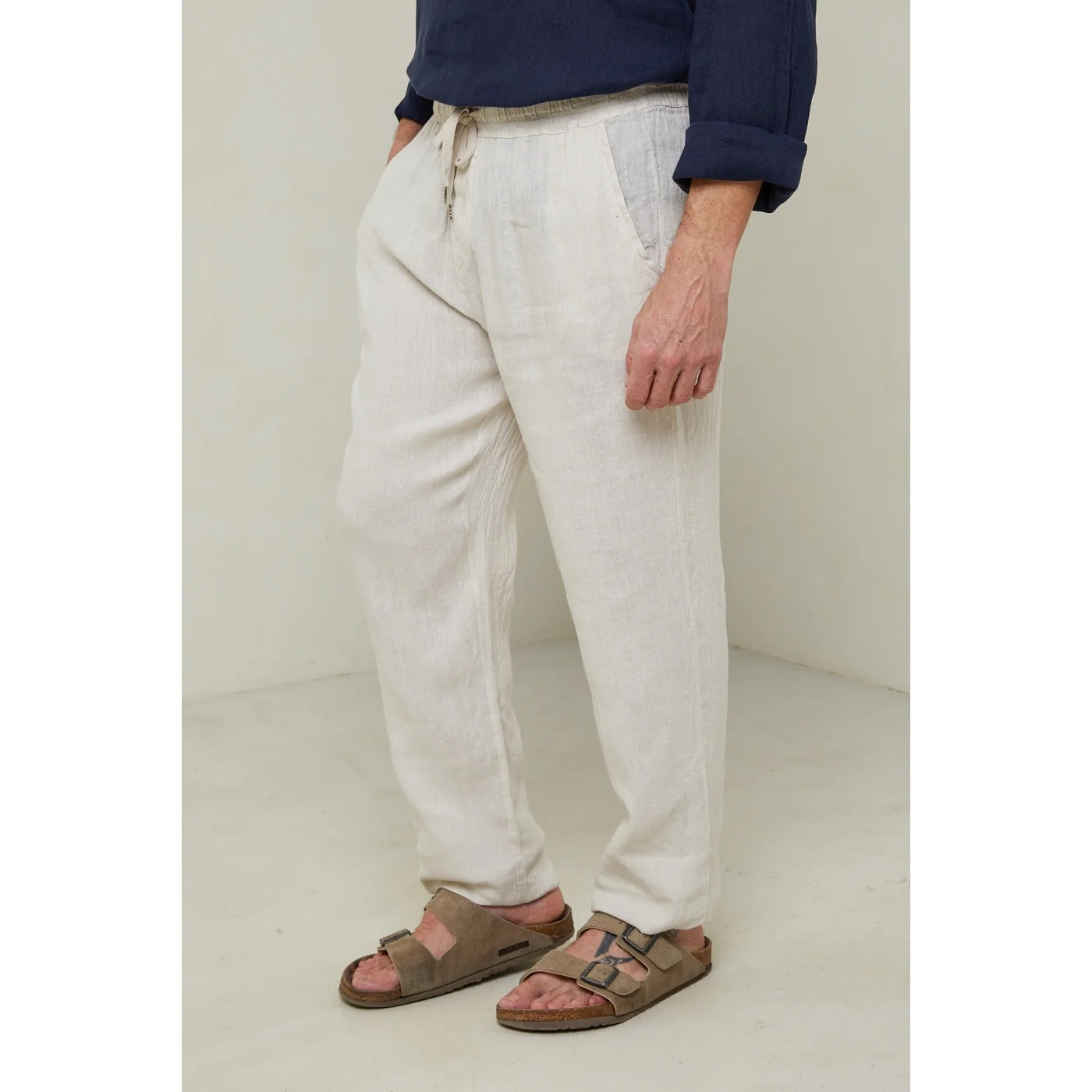 Pantalon - Beige - Homme - Image 4