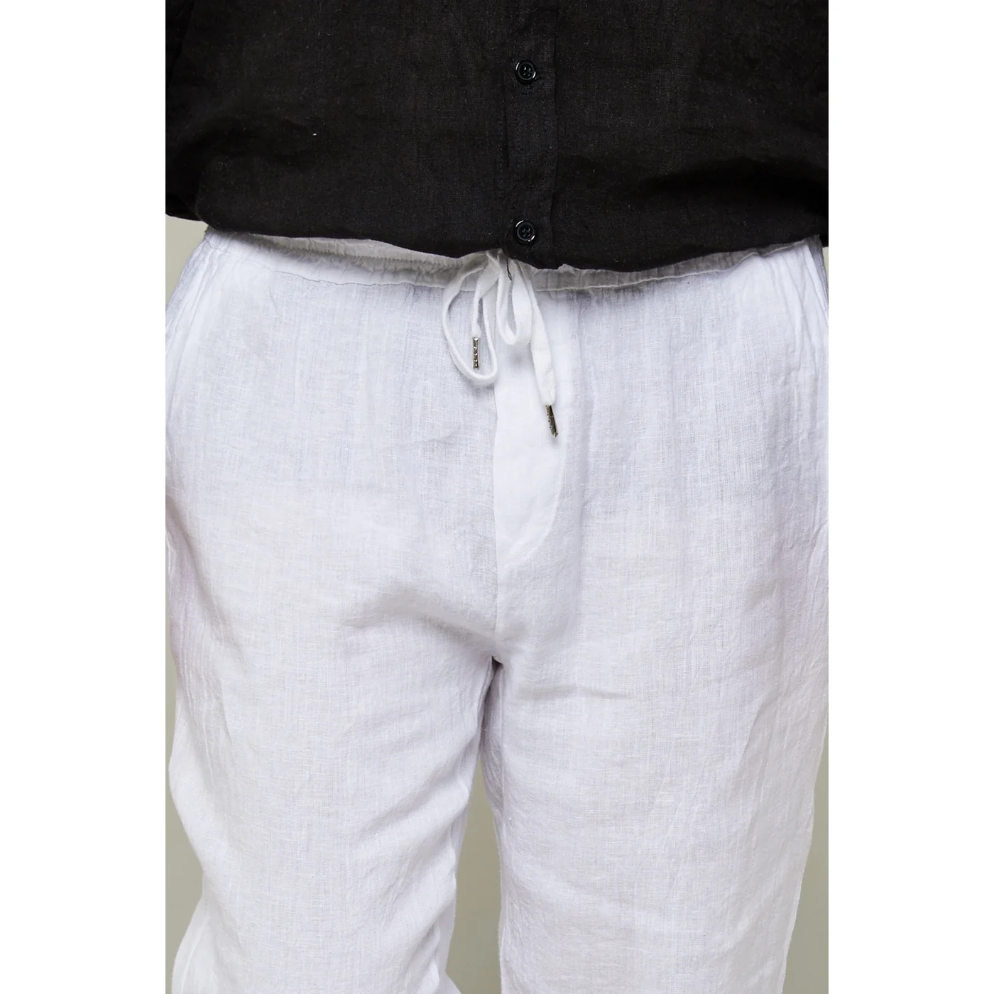 Pantalon - Blanc - Homme - Image 5