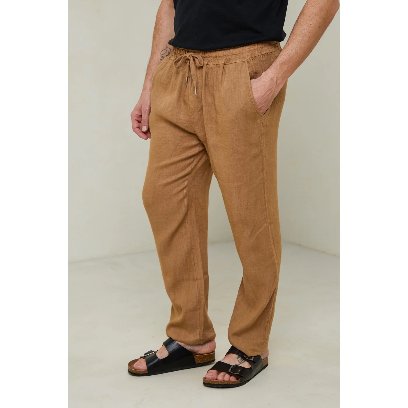 Pantalon - Camel - Homme - Image 4