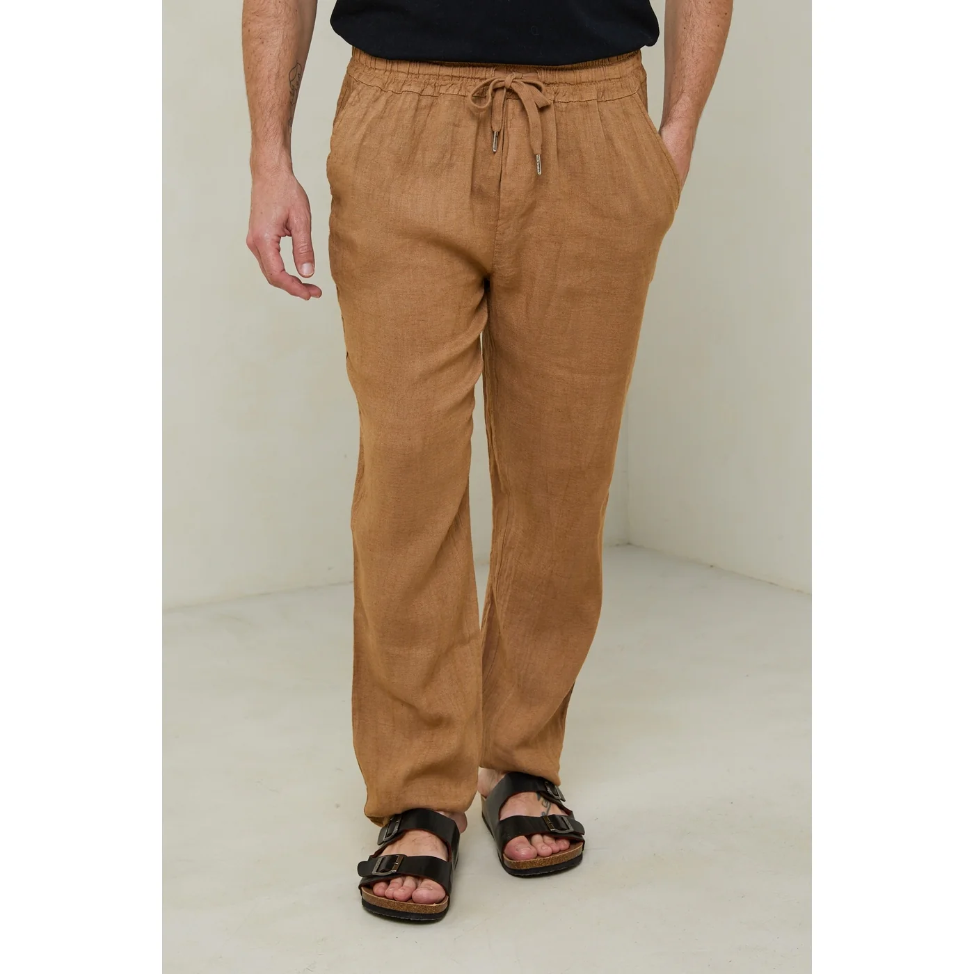 Pantalon - Camel - Homme - Image 5