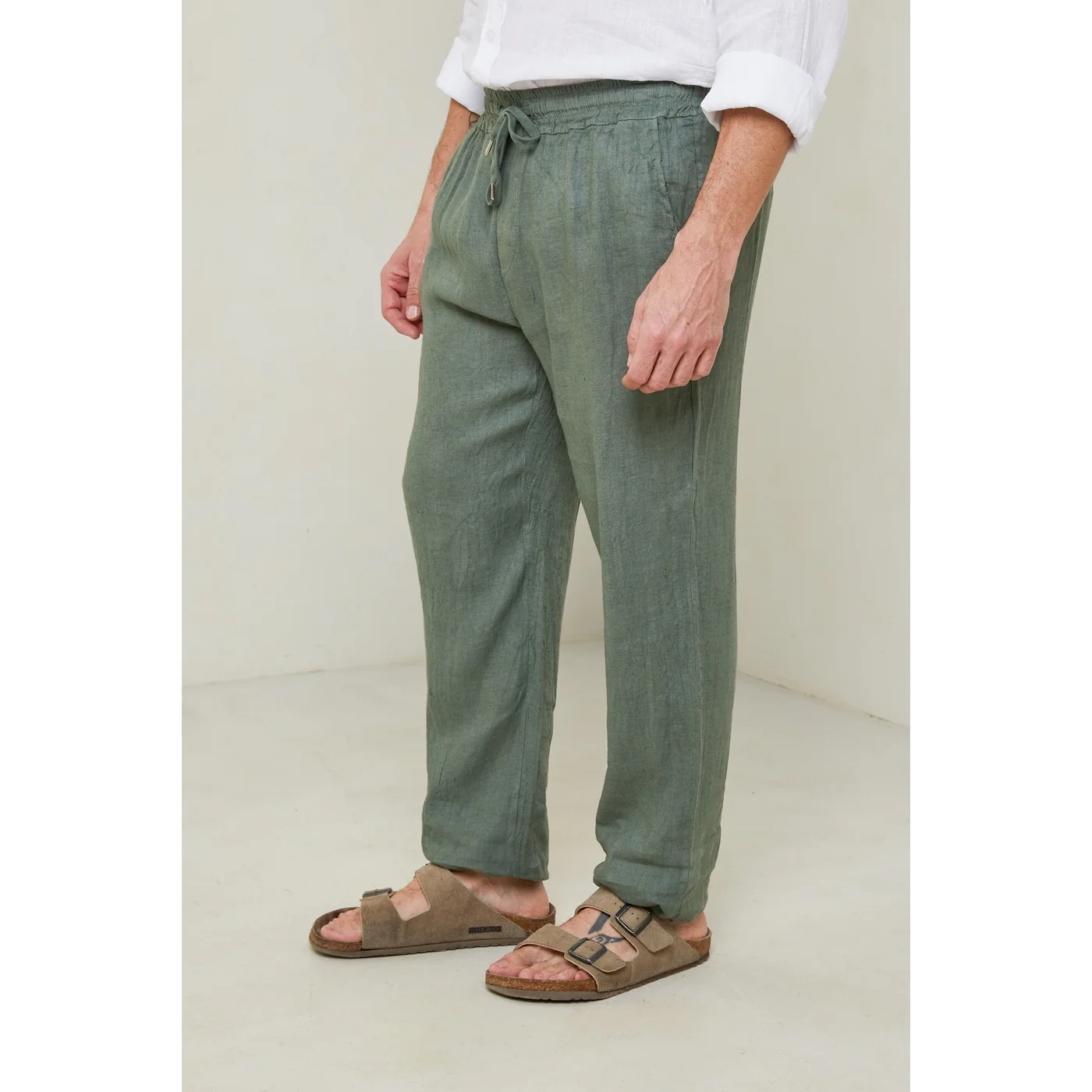 Pantalon - Kaki - Homme - Image 4