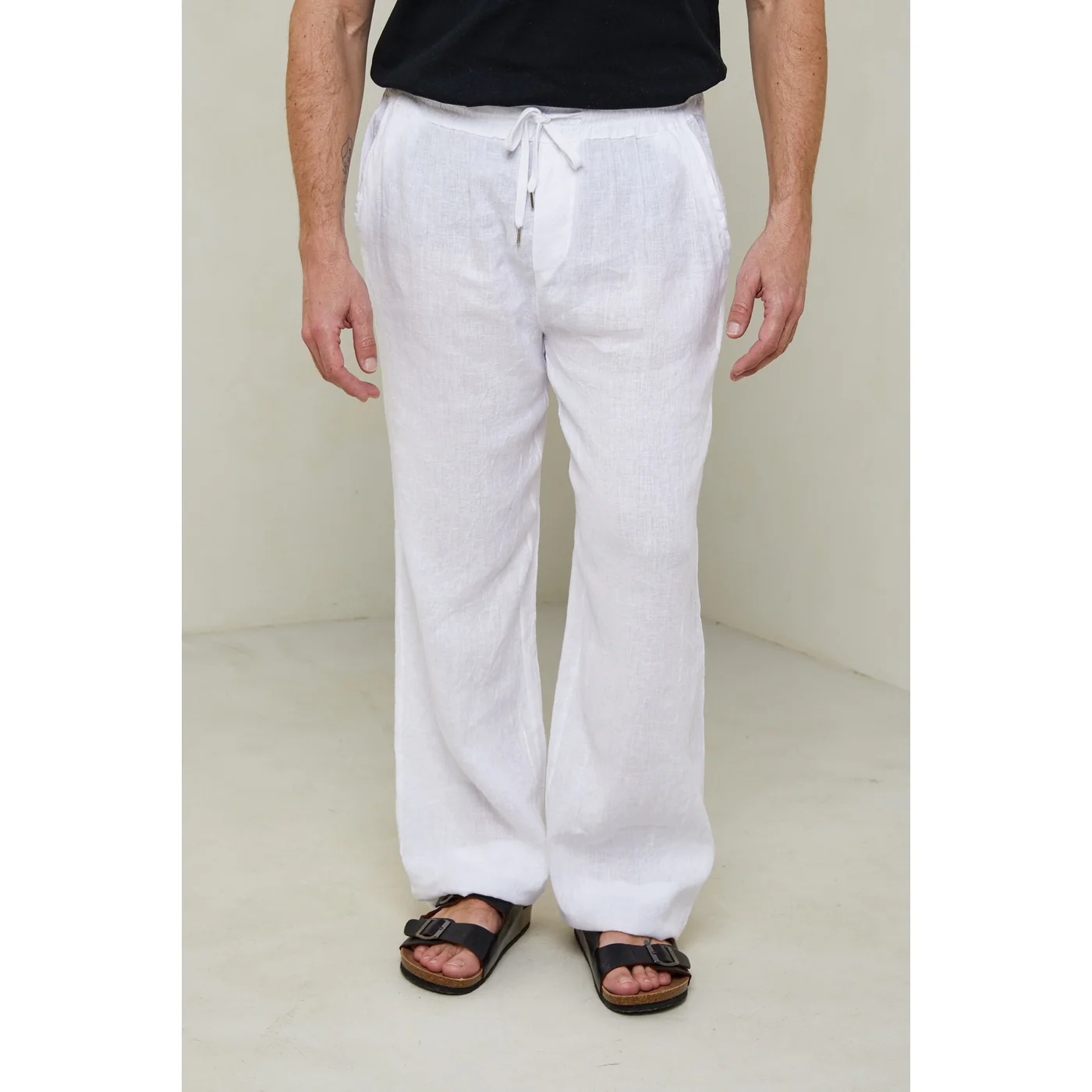 Pantalon - Blanc - Homme - Image 5