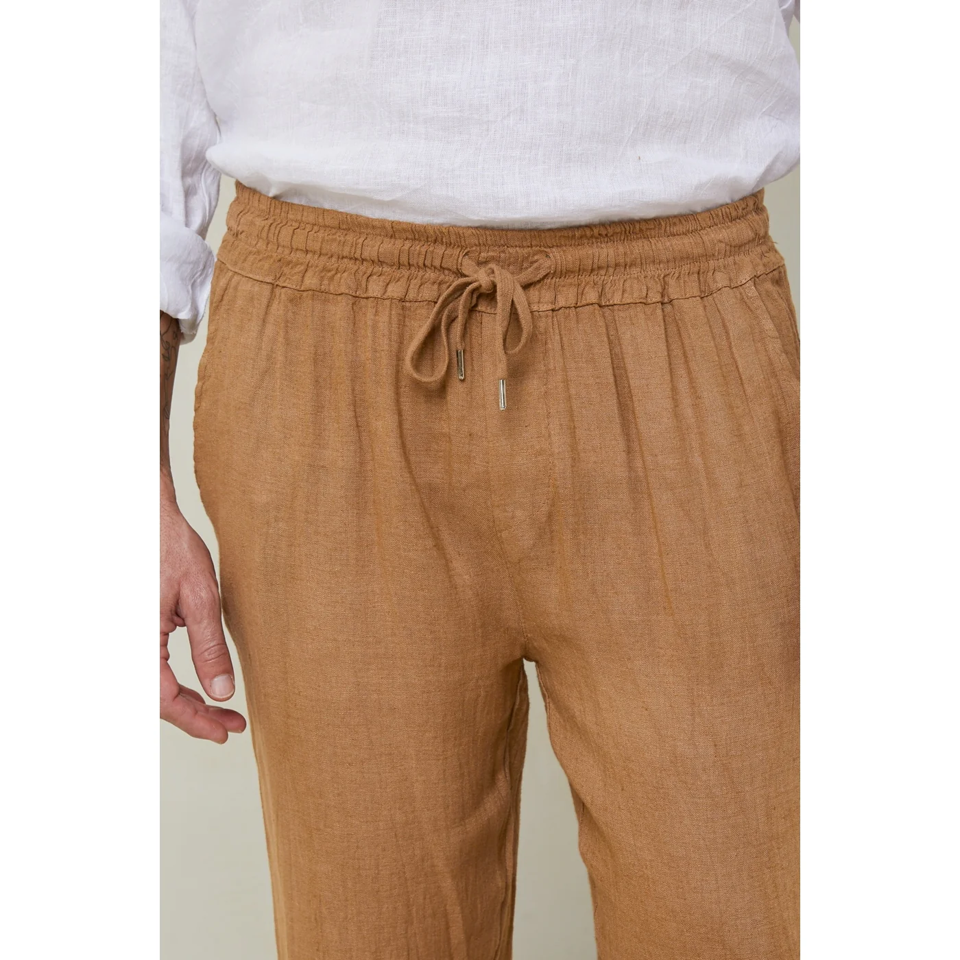 Pantalon - Camel - Homme - Image 2