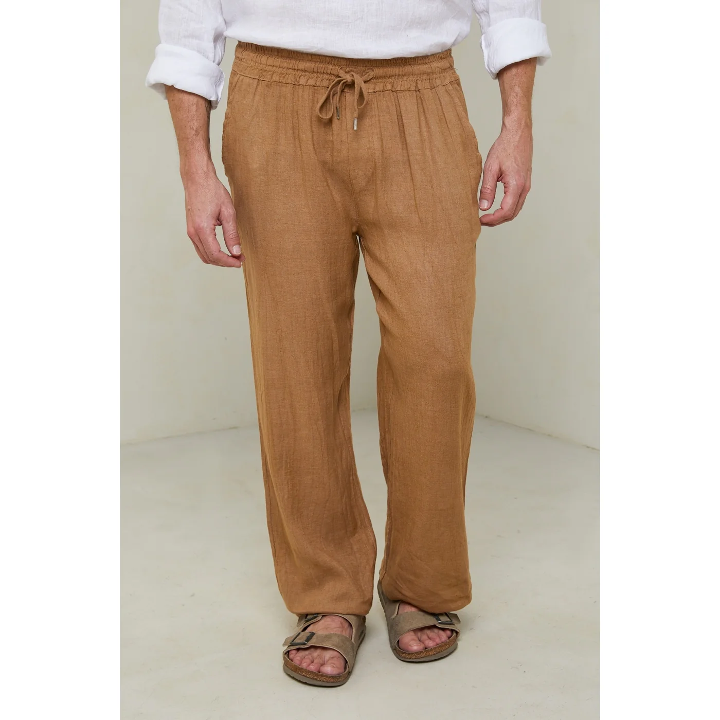 Pantalon - Camel - Homme - Image 5