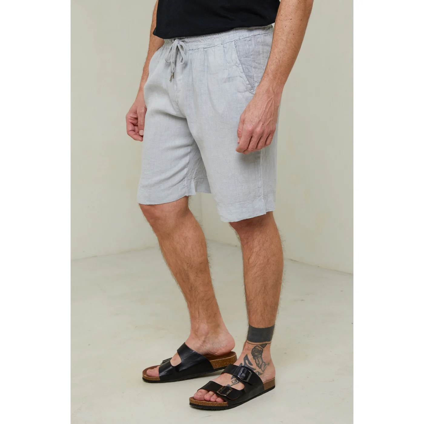 Short - Gris Clair - Homme - Image 4