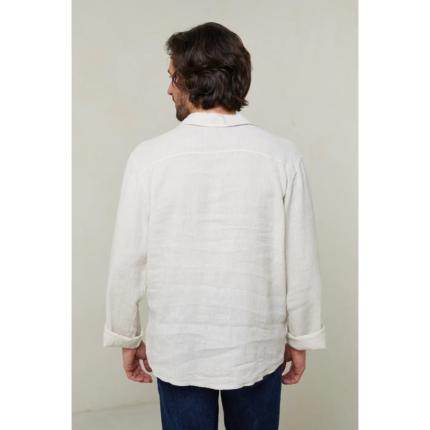 Chemise - Beige - Homme - Image 3