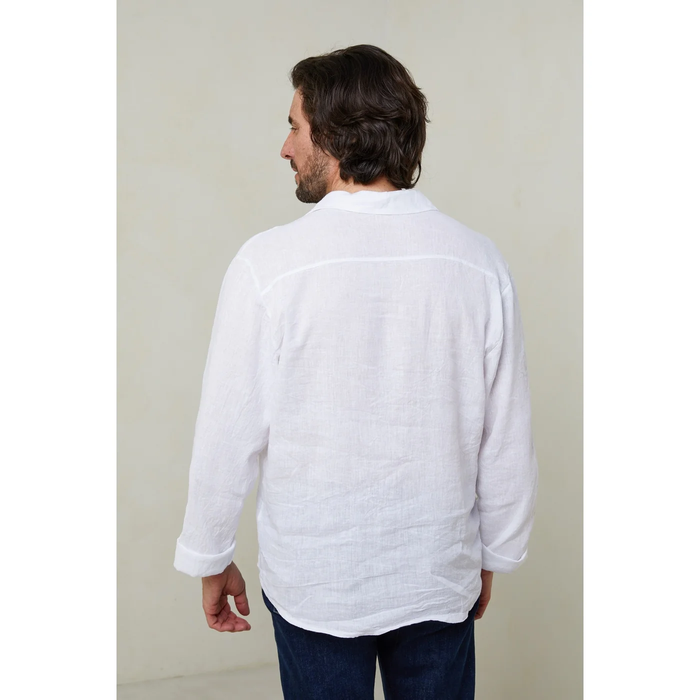 Chemise - Blanc - Homme - Image 3