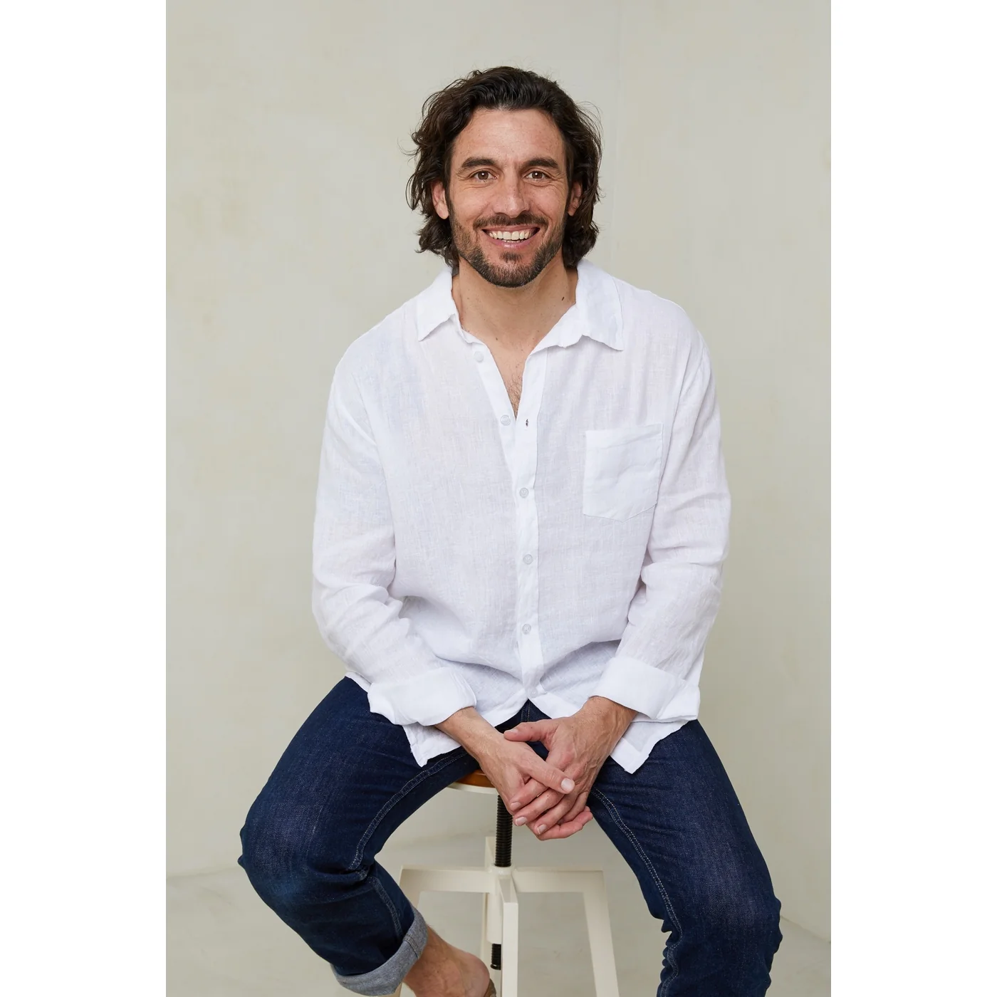 Chemise - Blanc - Homme - Image 5
