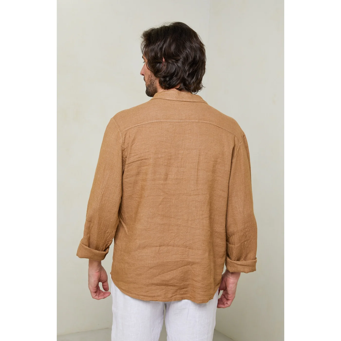 Chemise - Camel - Homme - Image 2