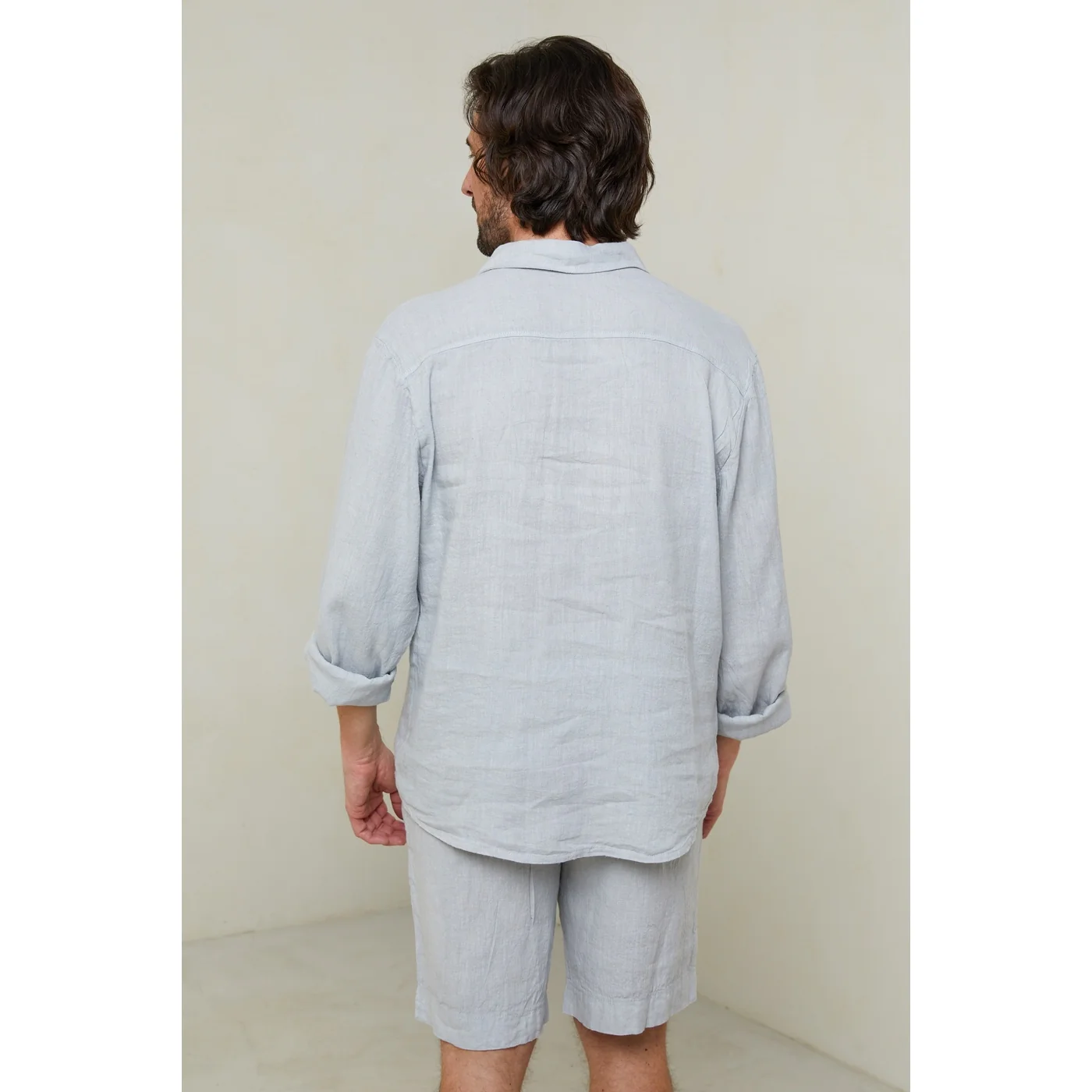Chemise - Gris Clair - Homme - Image 3