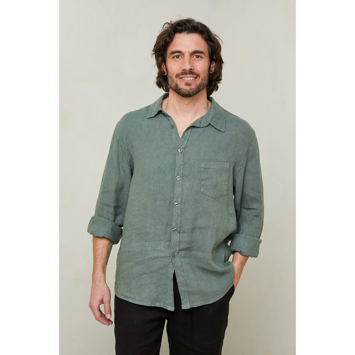Chemise - Kaki - Homme - Image 3