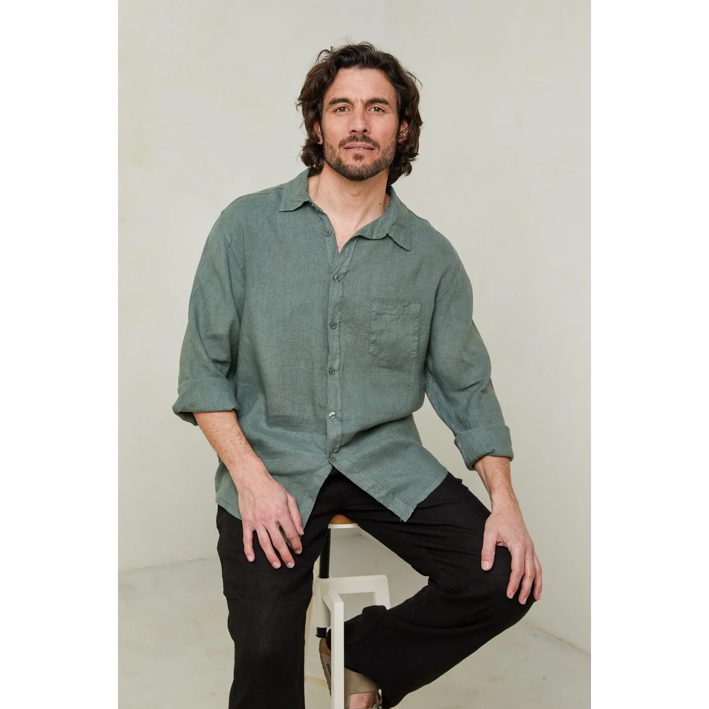 Chemise - Kaki - Homme - Image 4