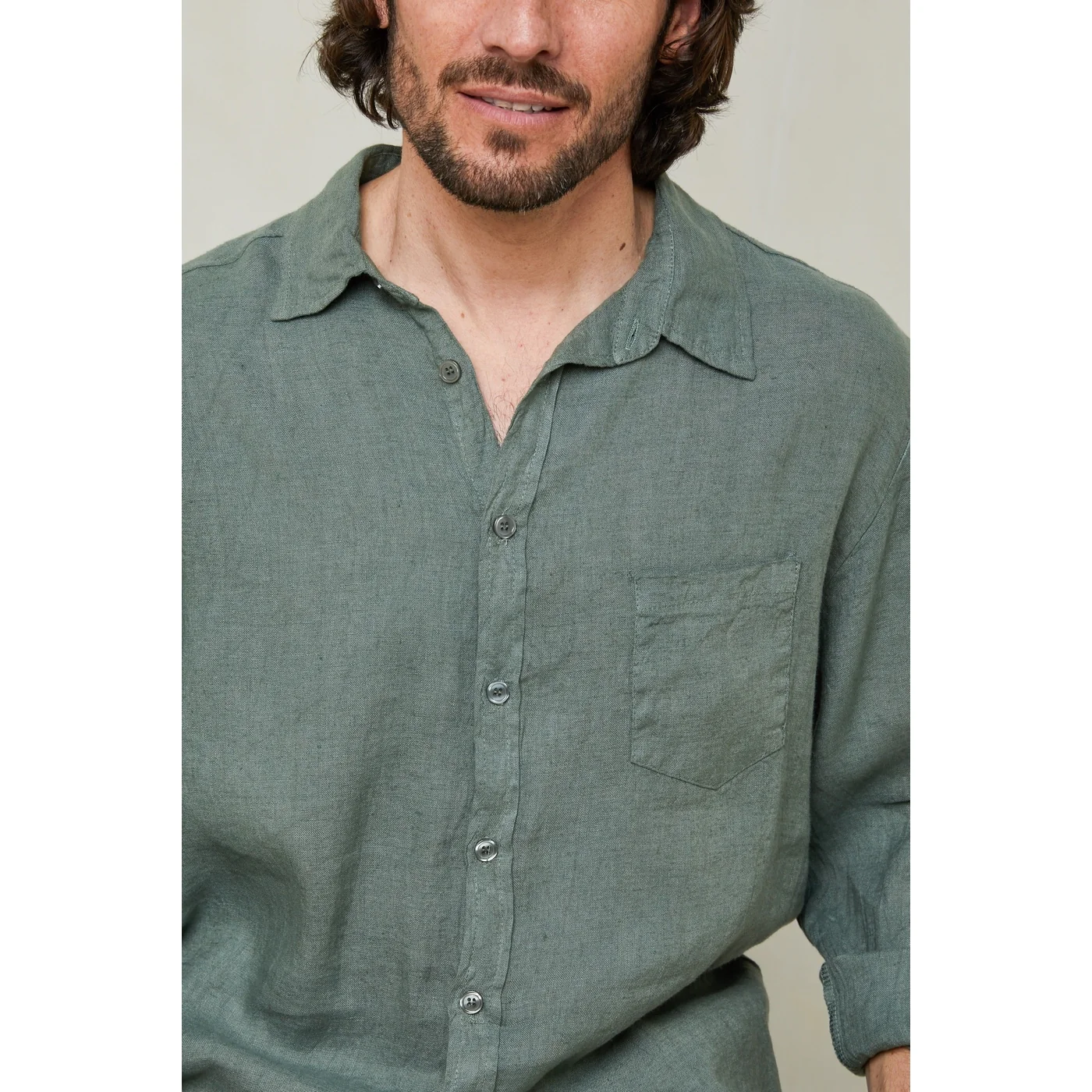 Chemise - Kaki - Homme - Image 5