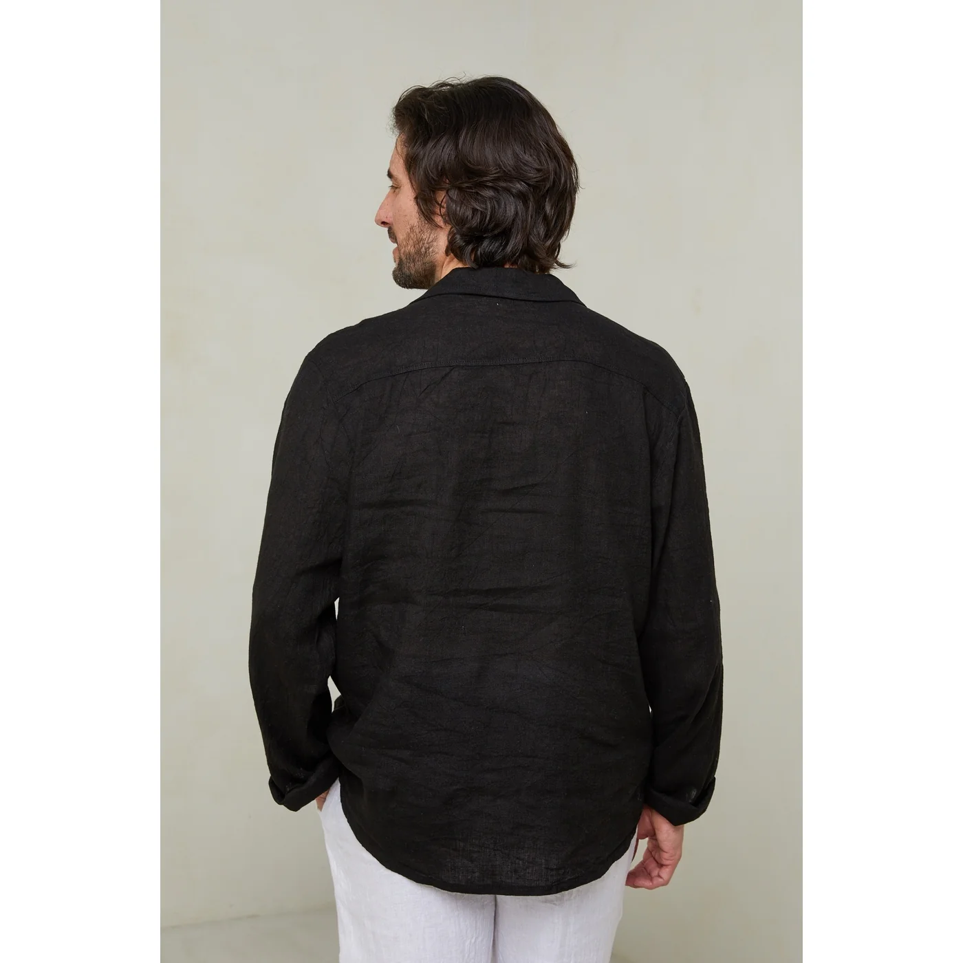 Chemise - Noir - Homme - Image 3