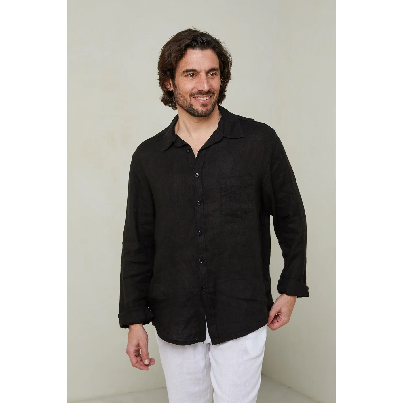 Chemise - Noir - Homme - Image 5