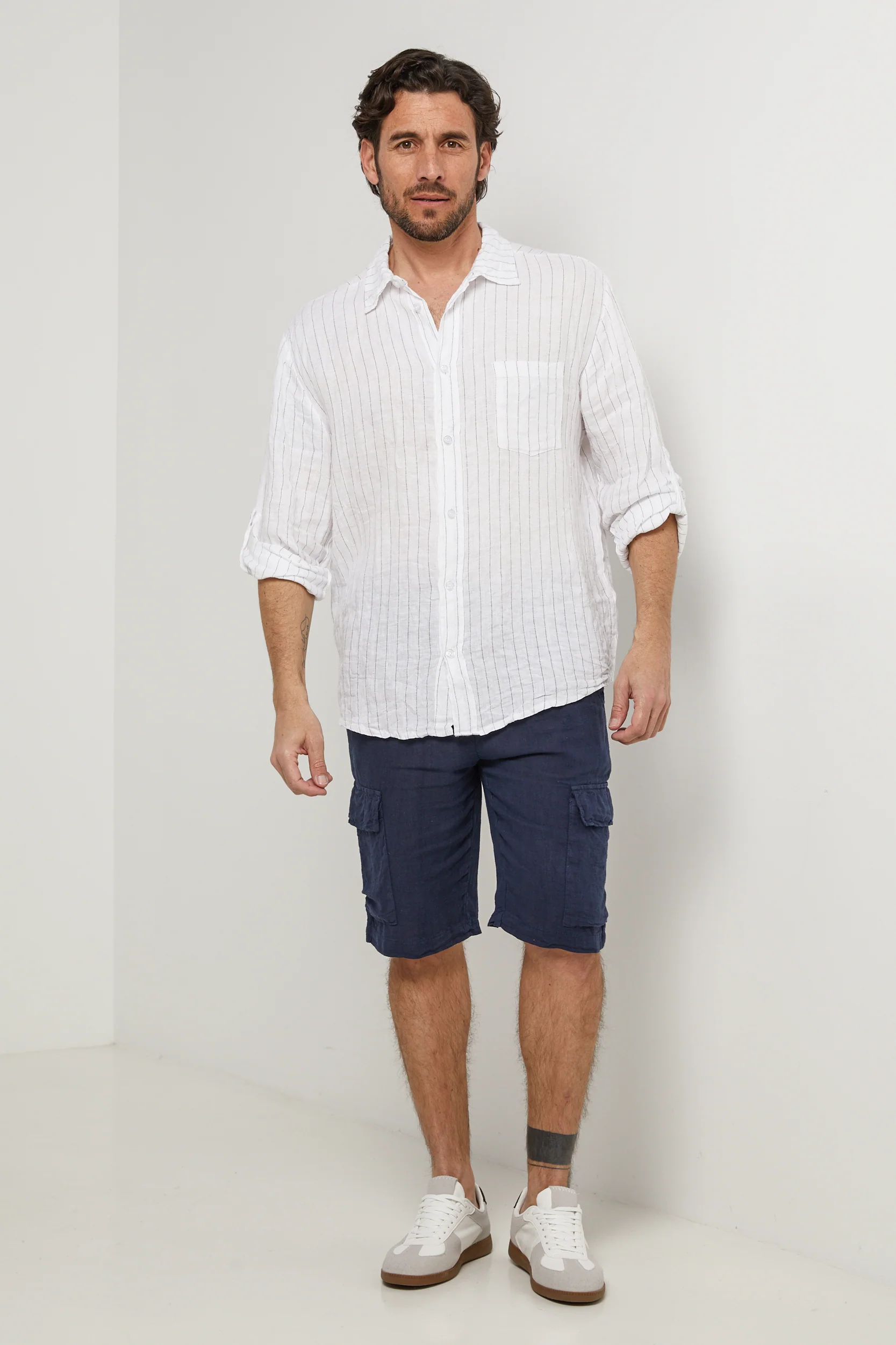 Chemise - Blanc - Homme - Image 4