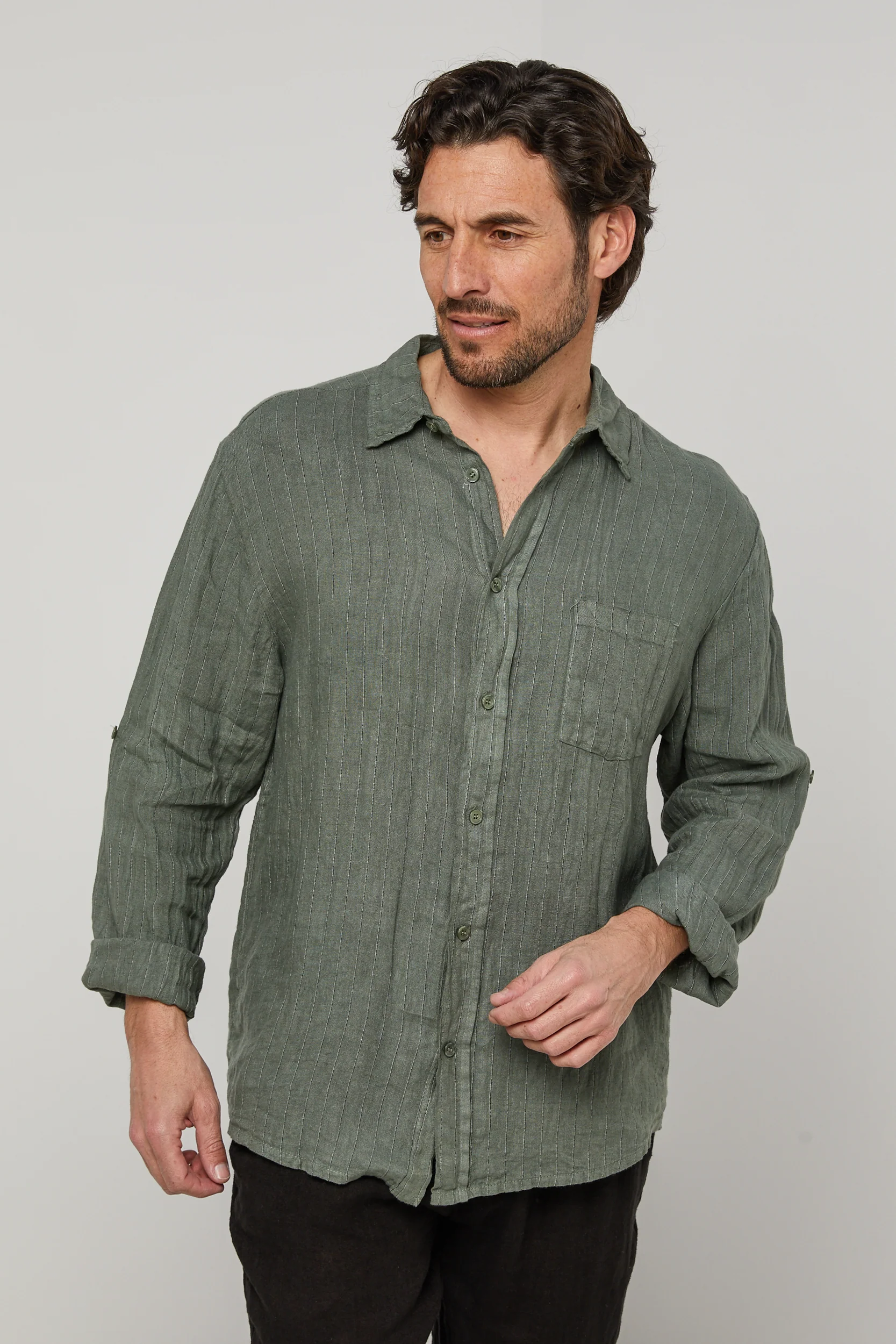 Chemise - Kaki - Homme - Image 3