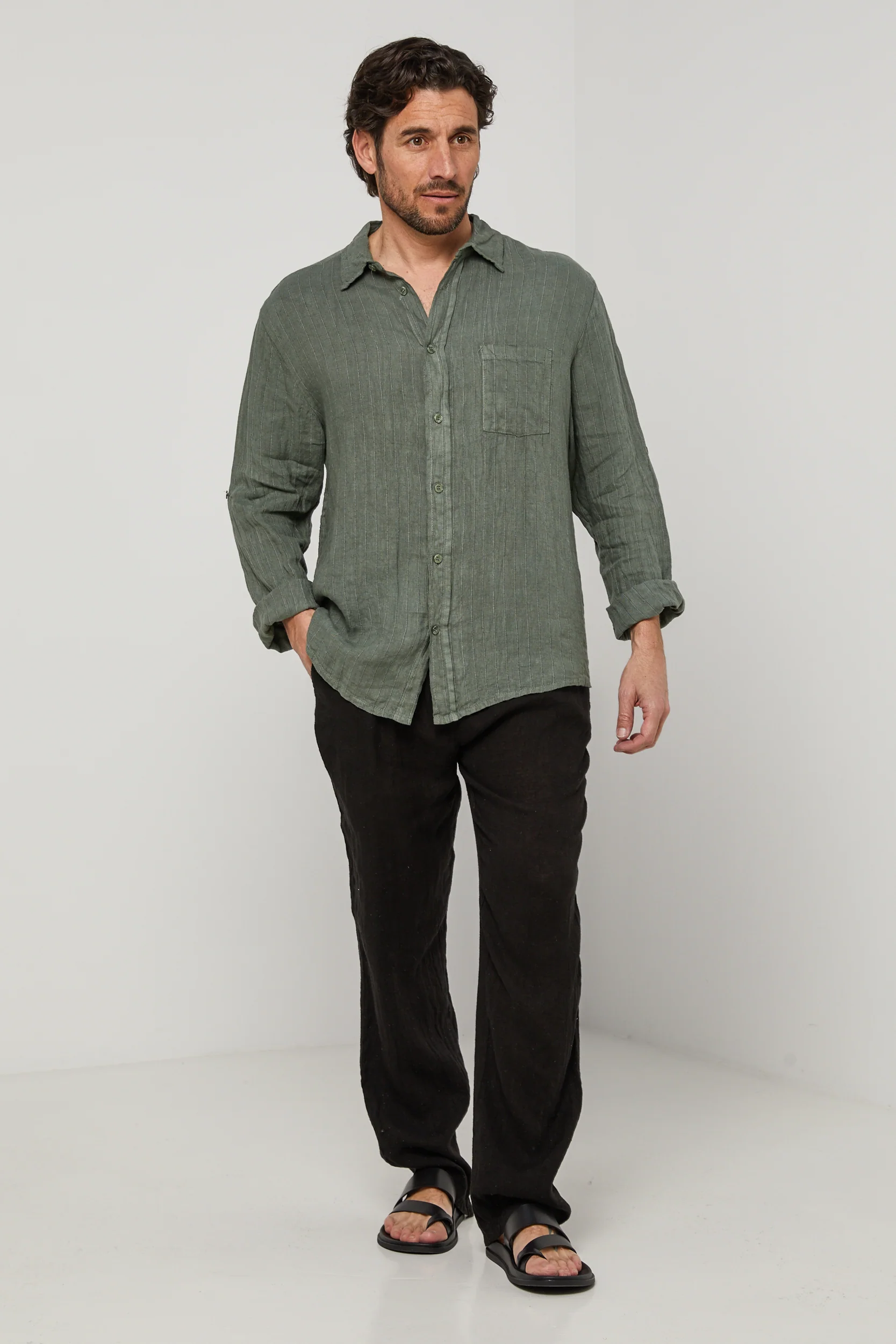 Chemise - Kaki - Homme - Image 4