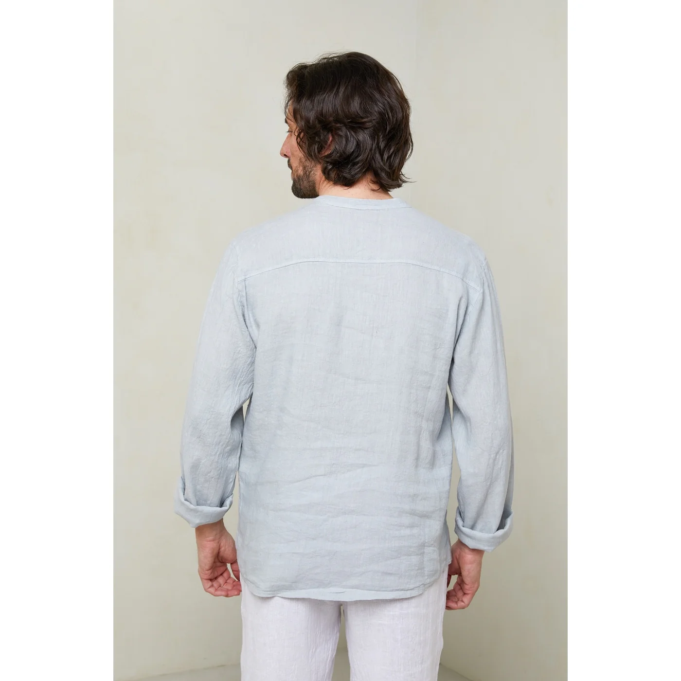 Chemise - Gris Clair - Homme - Image 4